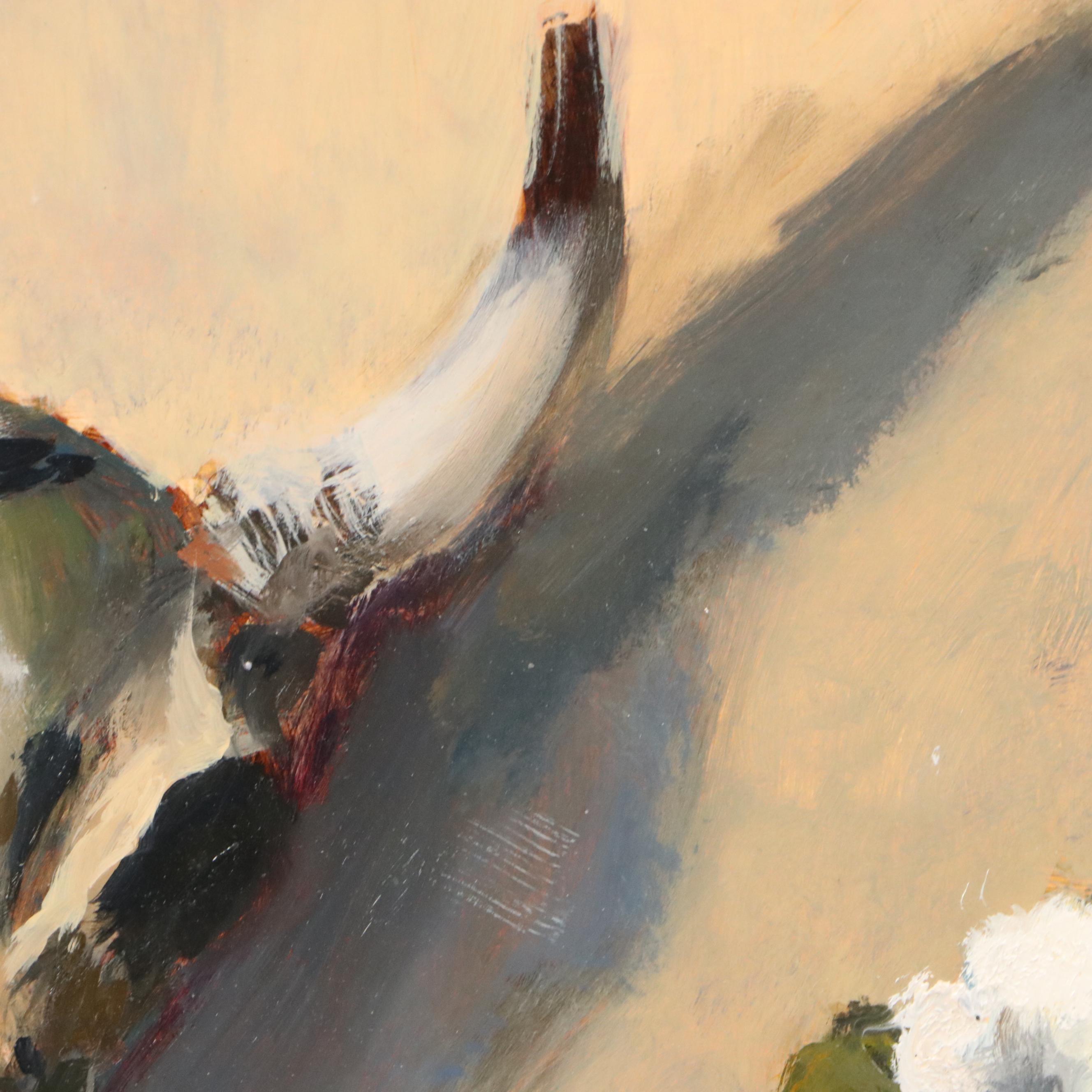 Nate Flanagan Oil Painting "Skull Still Life," 2018