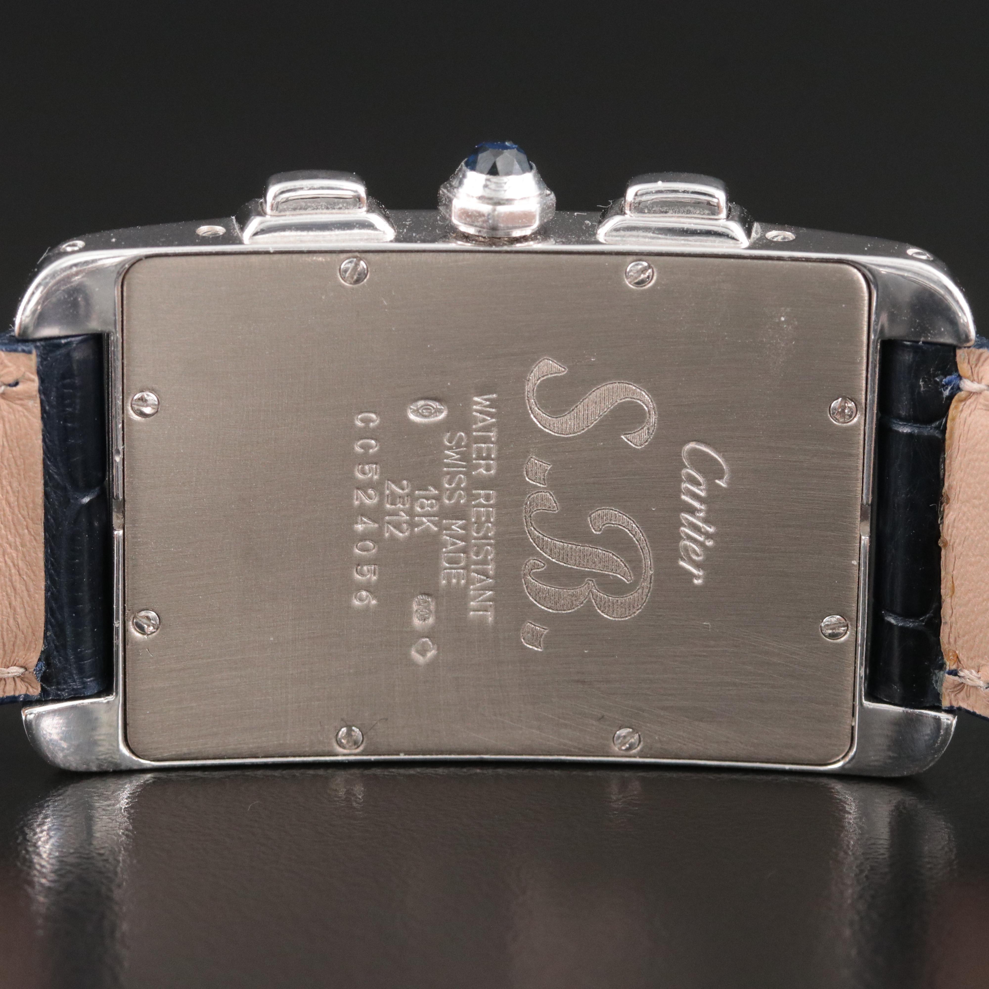 Cartier Tank Américaine Chronoflex Chronograph 18K Watch