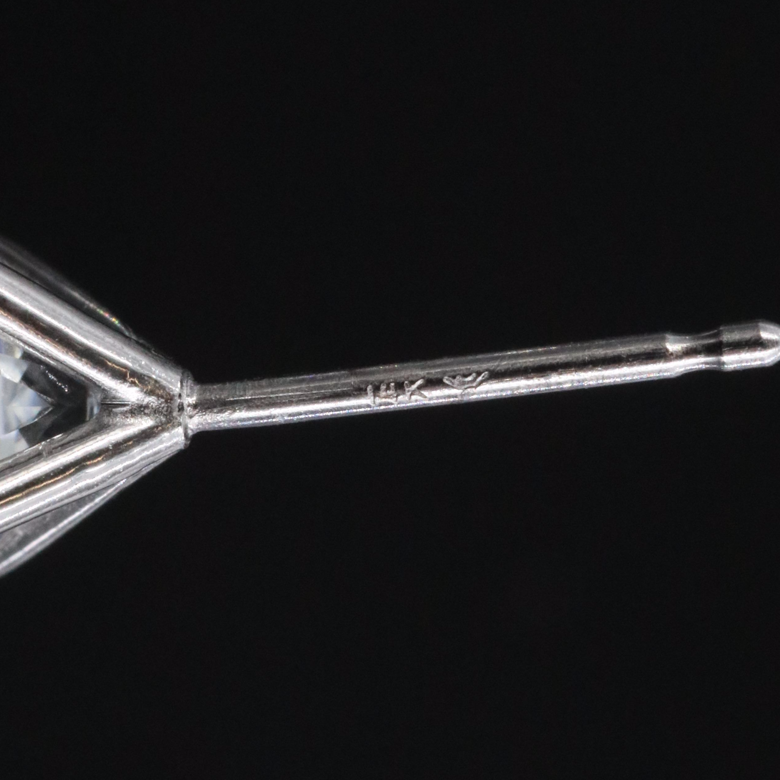 14K 2.07 CTW Internally Flawless Lab Grown Diamond Stud Earrings w/ IGI Reports