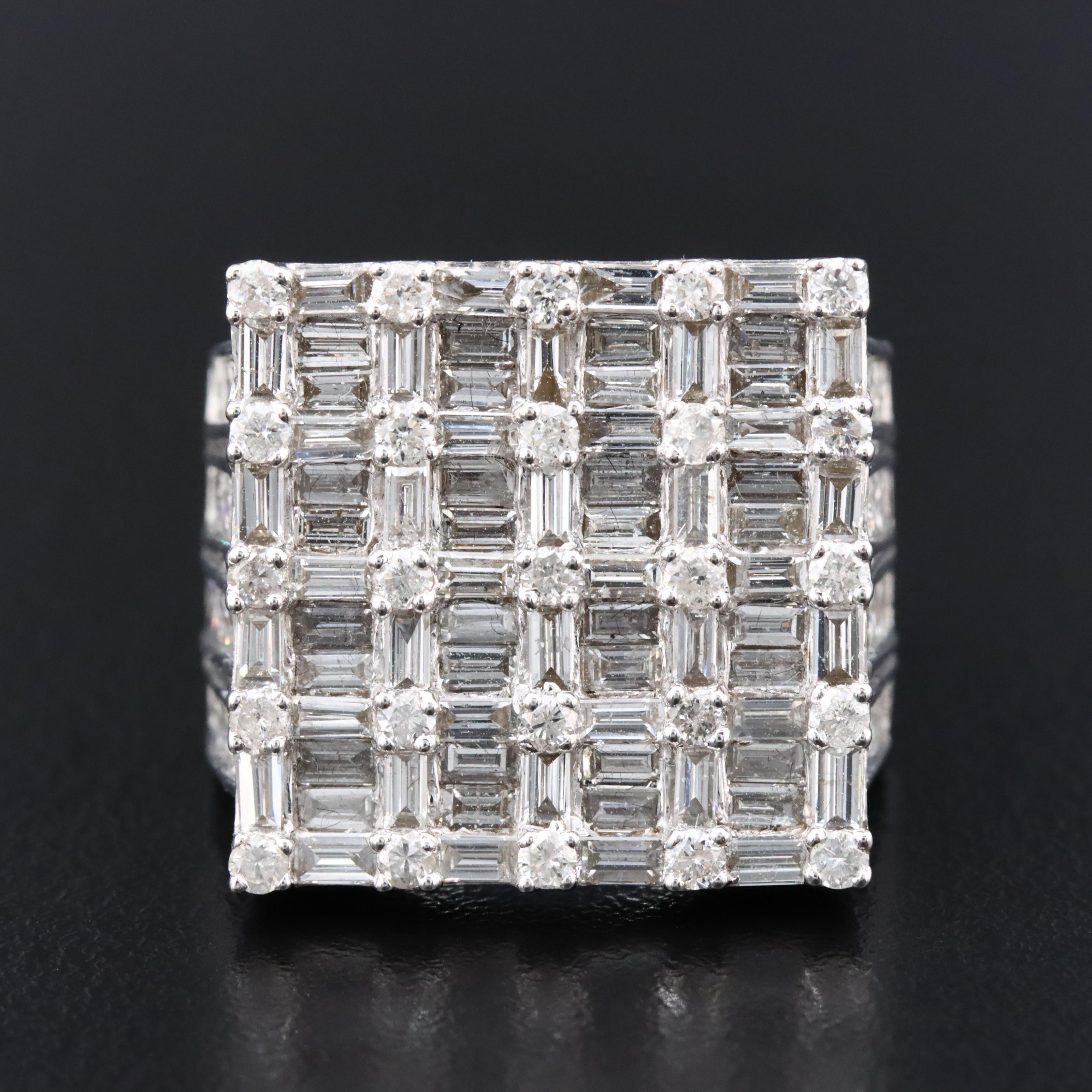 14K 4.62 CTW Diamond Ring