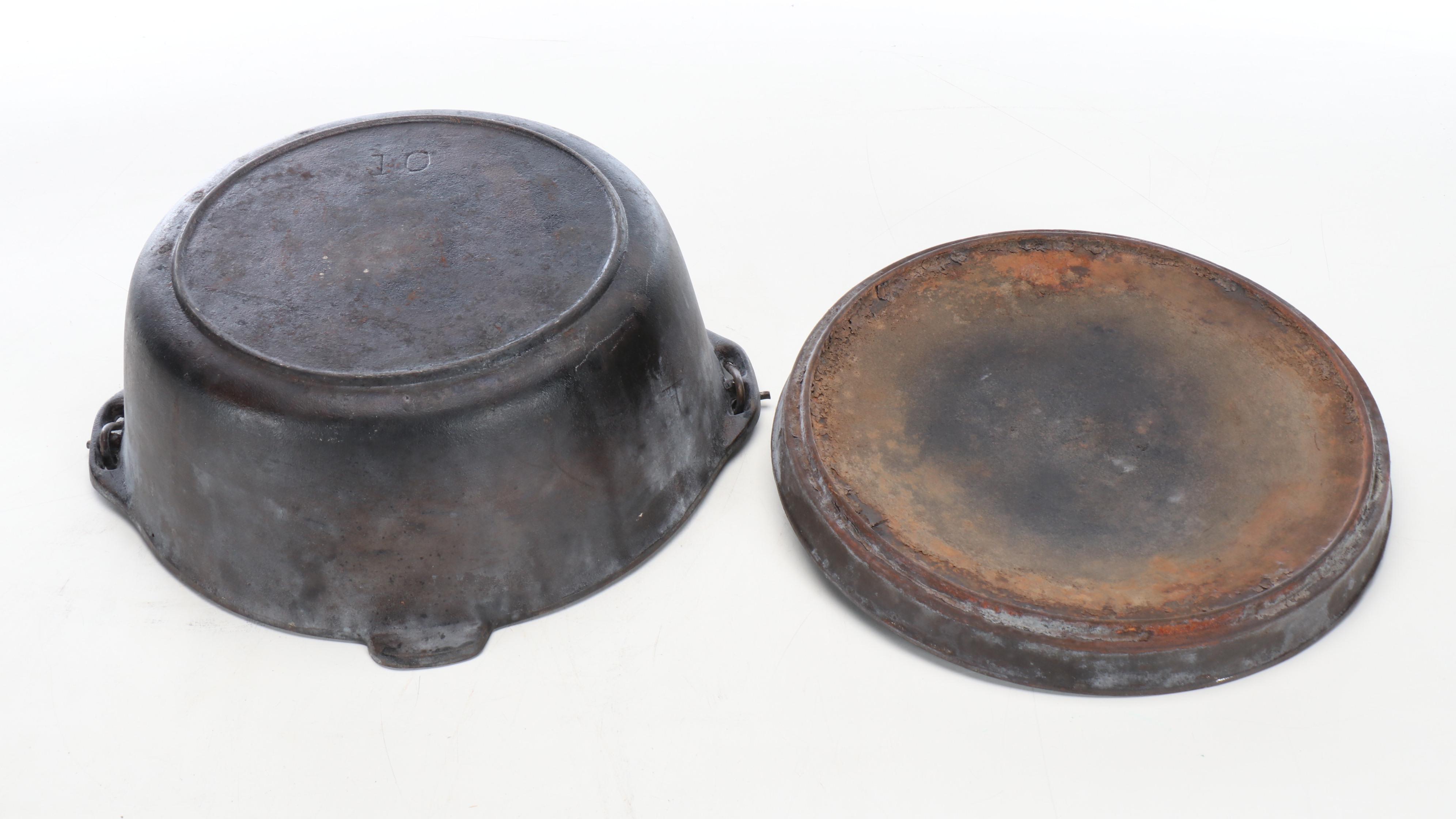 Wagner's Cast Iron Skillets, Cast Iron Dutch Oven, and Cast Iron Griddle