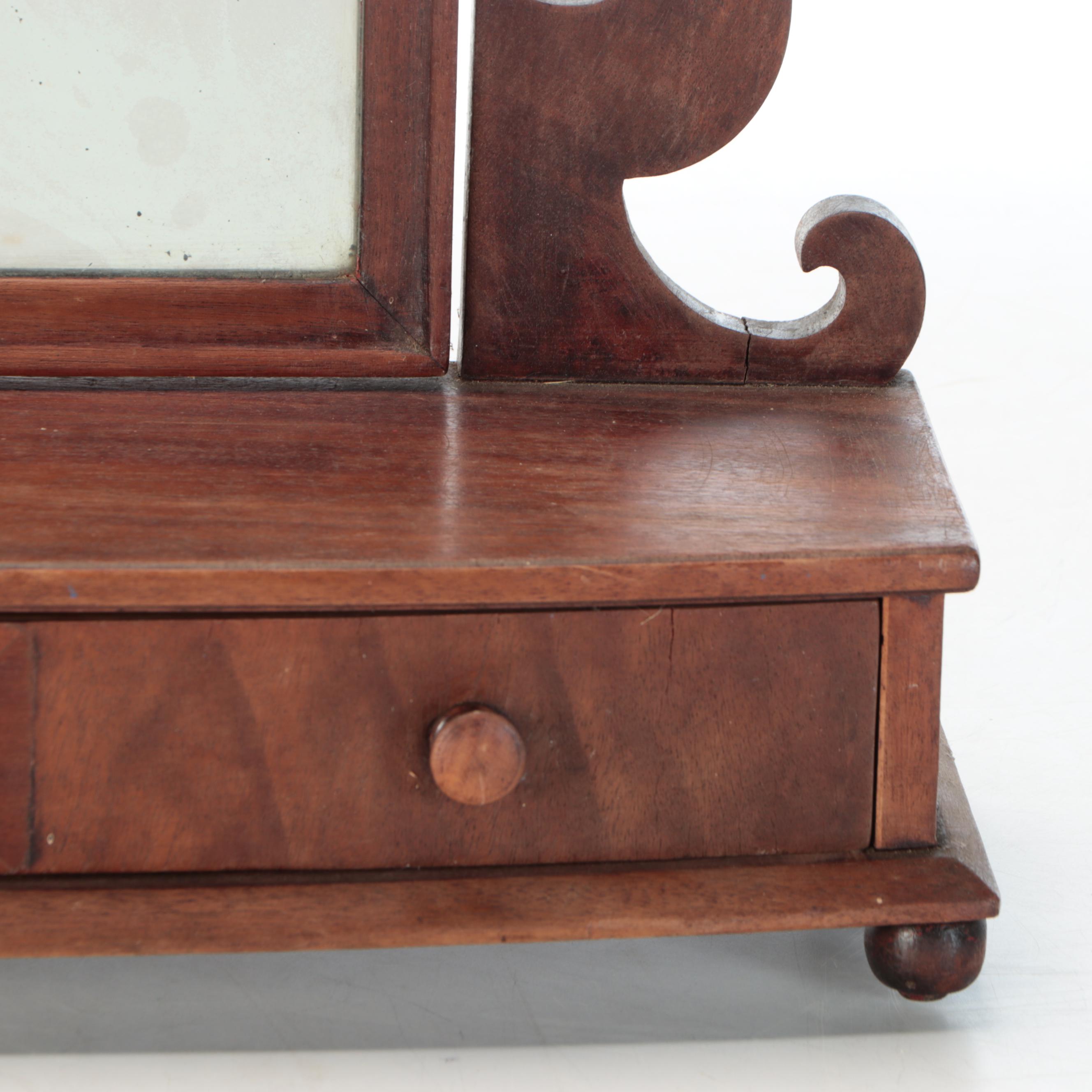 Widdicomb Furniture Co. Wooden Vanity Mirror with Drawer