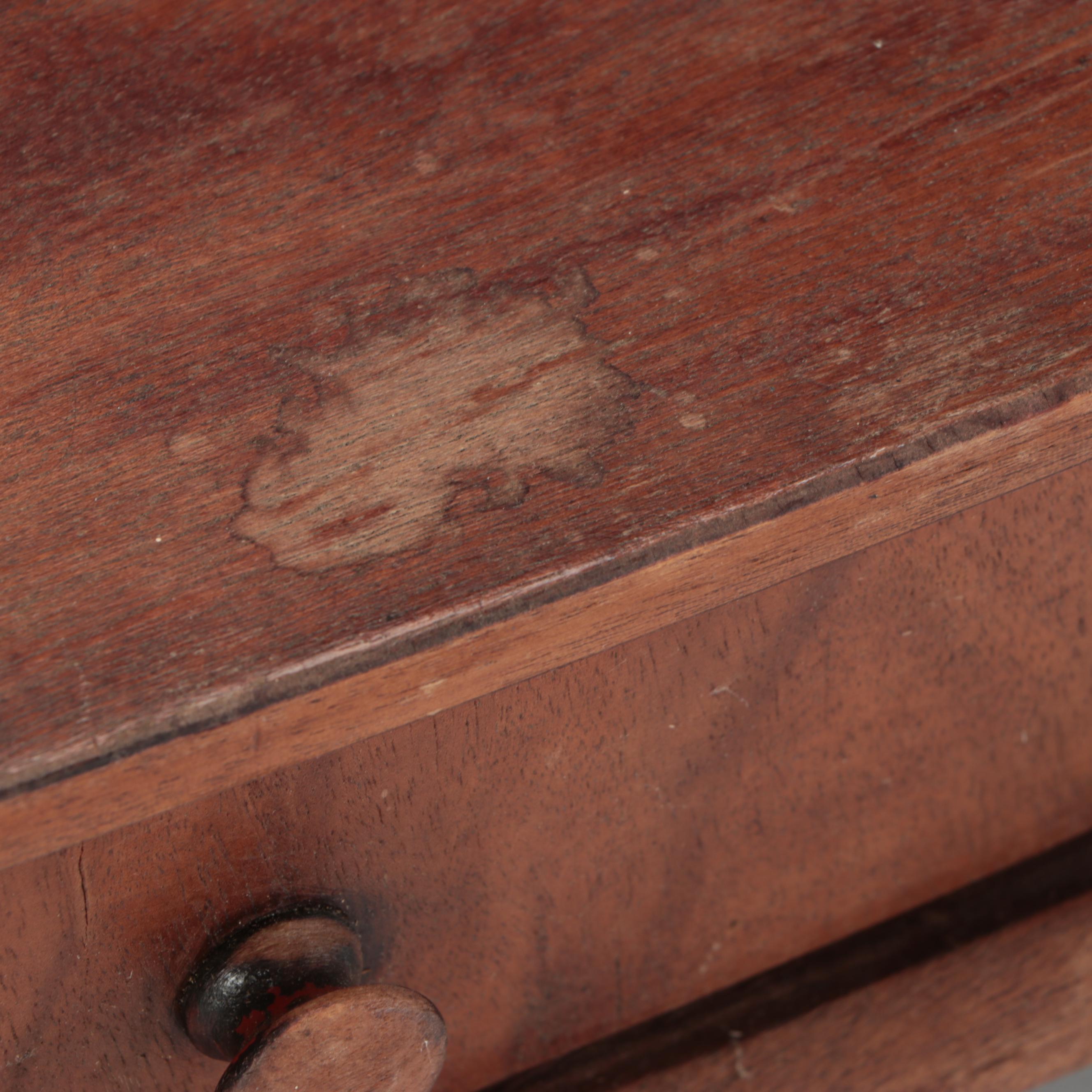 Widdicomb Furniture Co. Wooden Vanity Mirror with Drawer