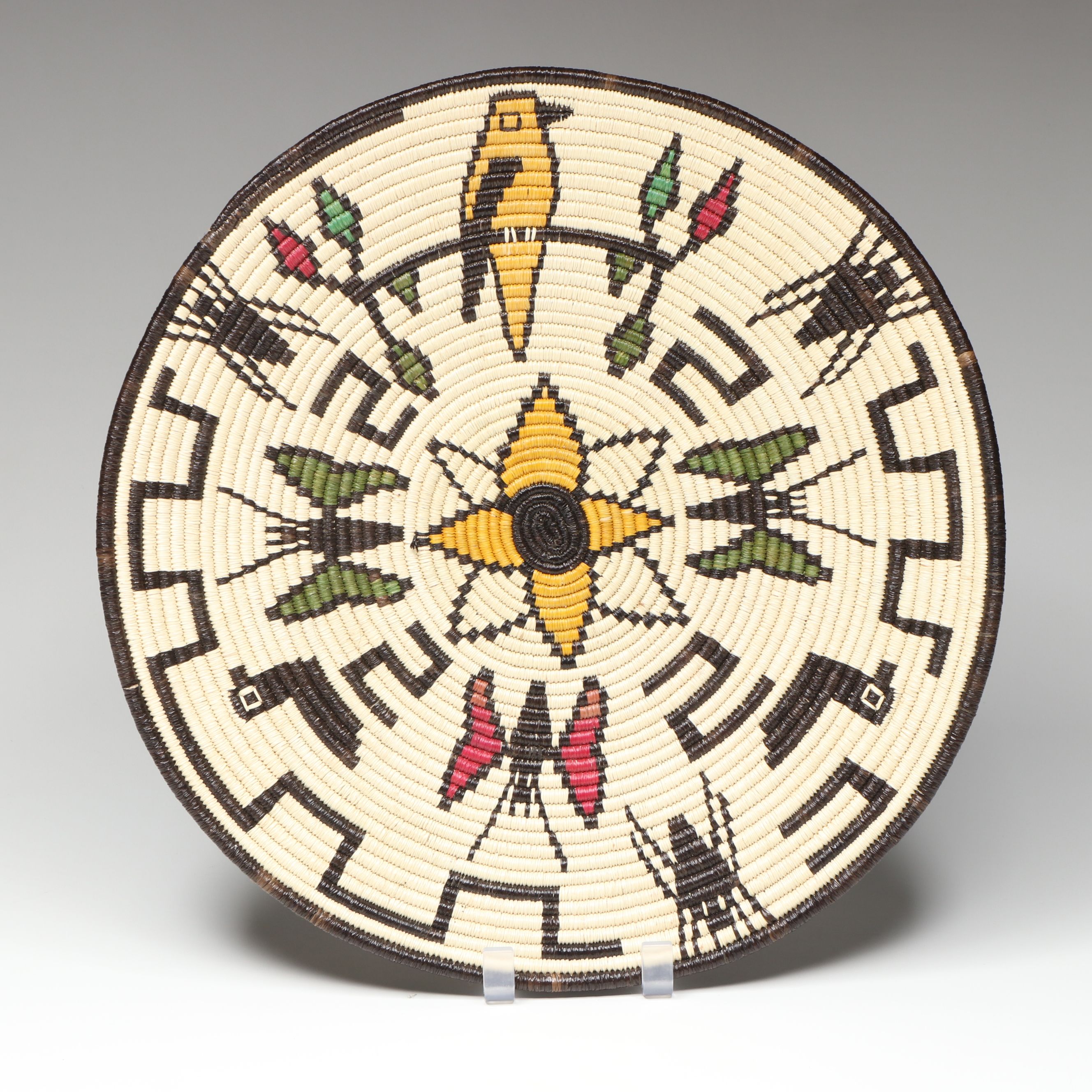 Panamanian Emberá-Wounaan Black Palm Chunga Fiber Baskets