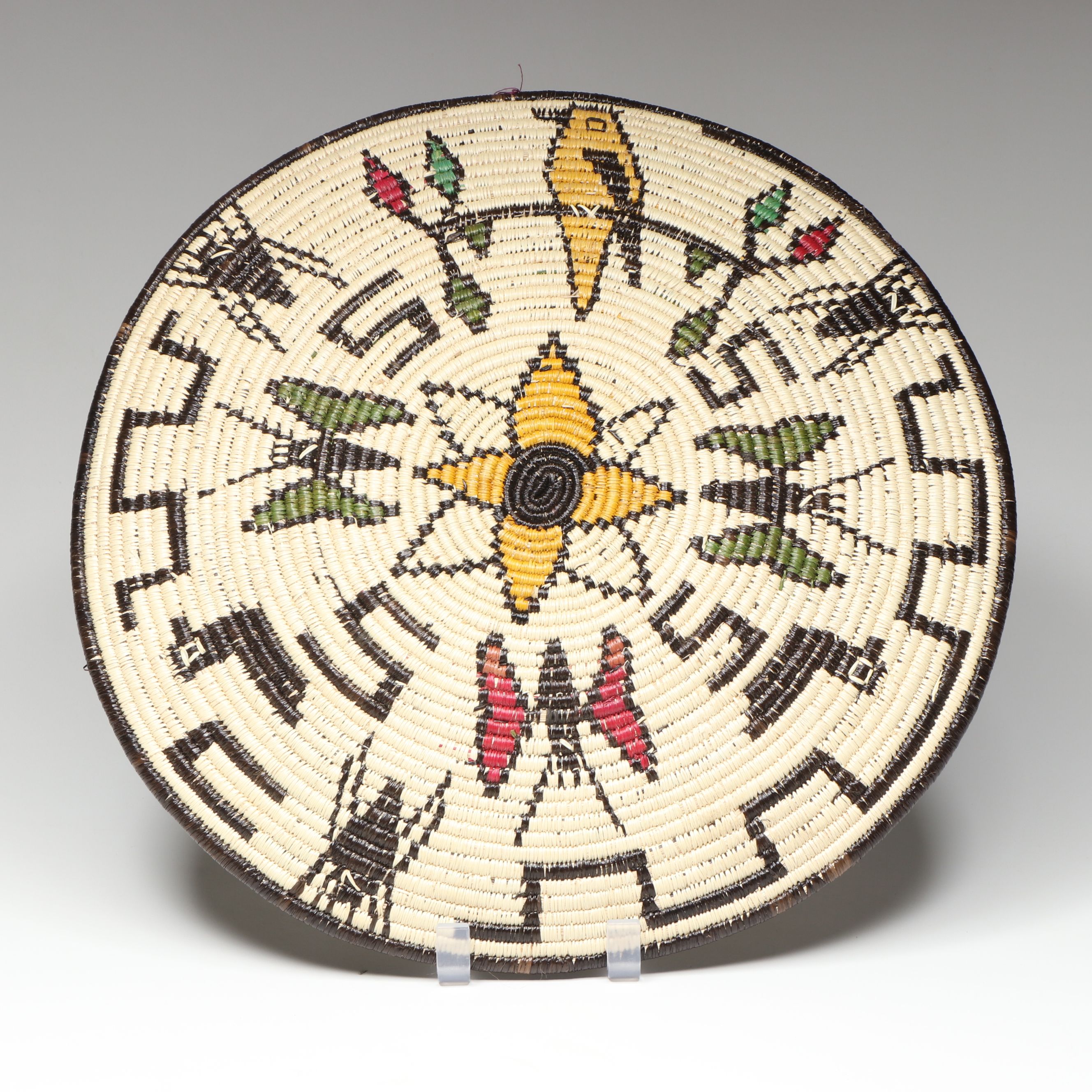 Panamanian Emberá-Wounaan Black Palm Chunga Fiber Baskets