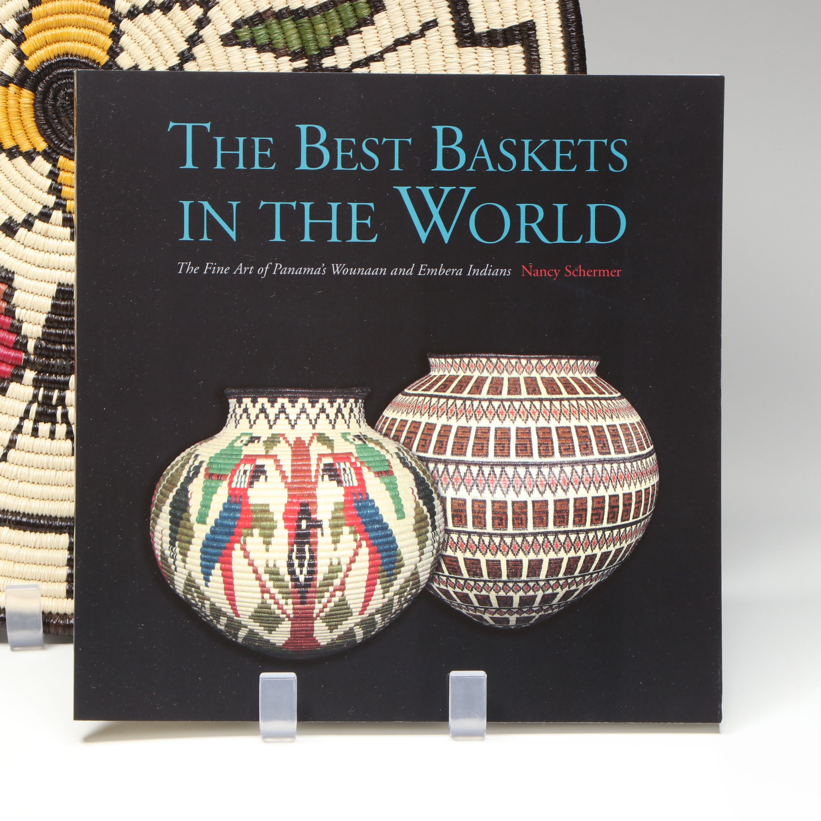 Panamanian Emberá-Wounaan Black Palm Chunga Fiber Baskets