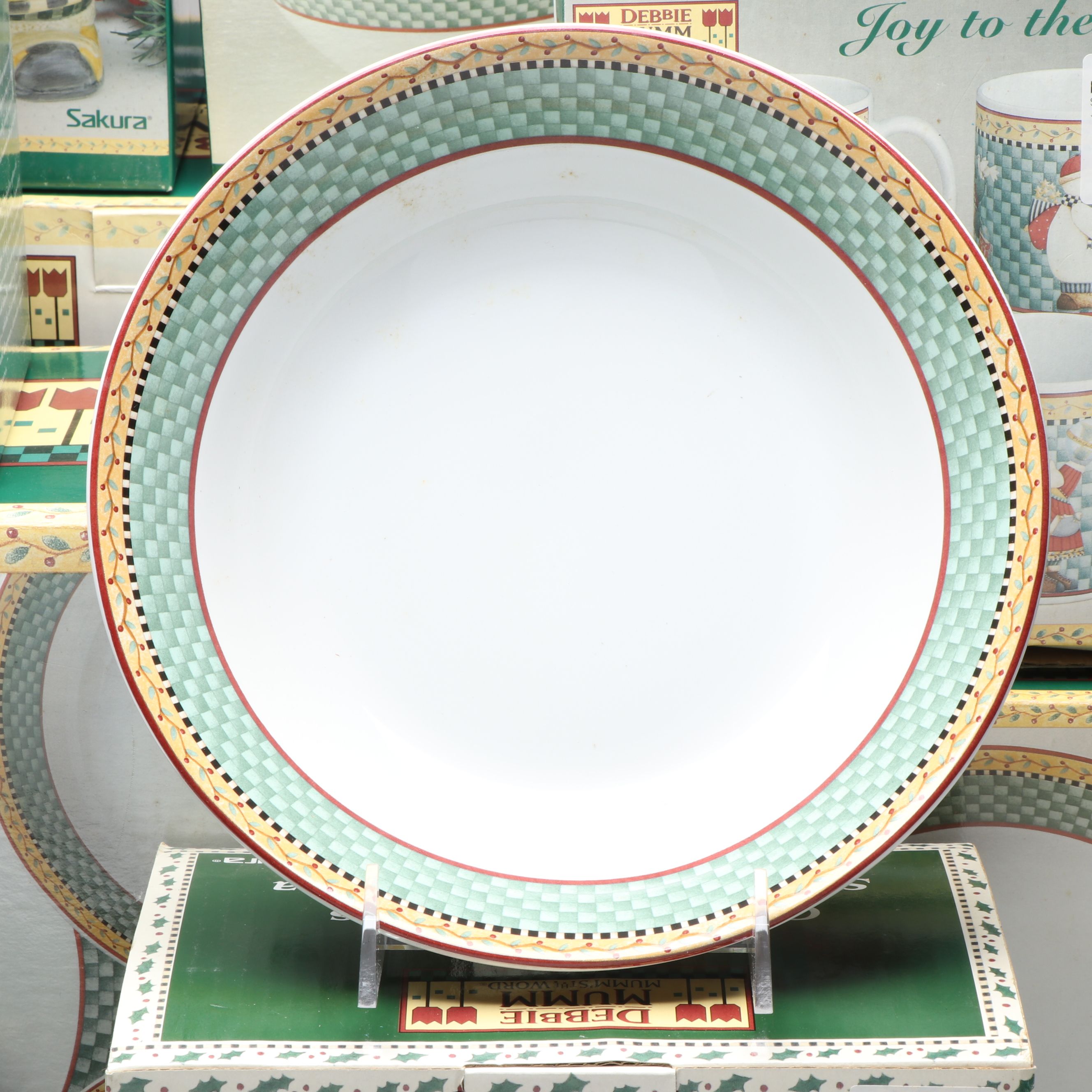 Debbie Mumm "Joy to the World" Stoneware Dinnerware and Table Accessories