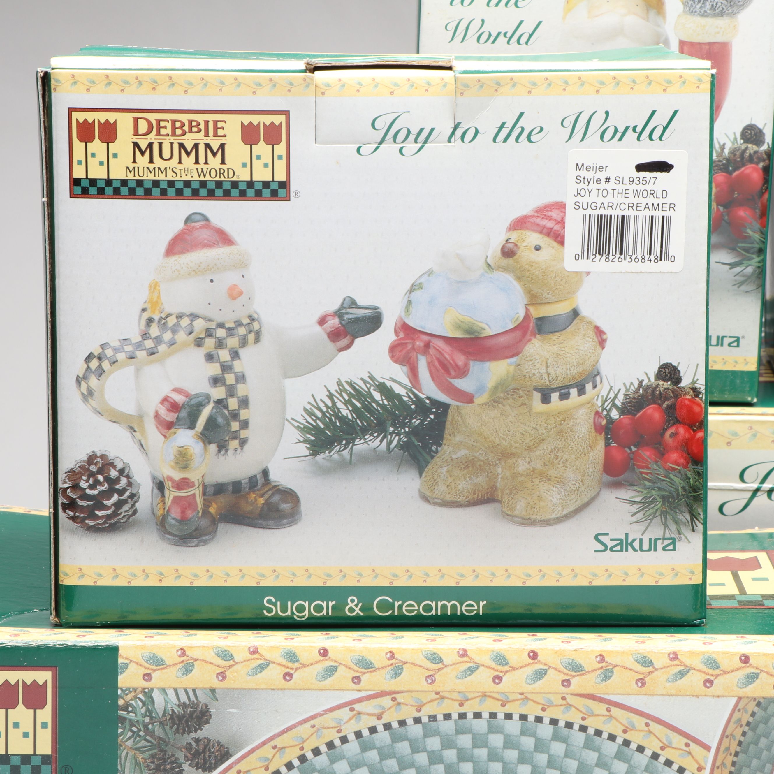 Debbie Mumm "Joy to the World" Stoneware Dinnerware and Table Accessories