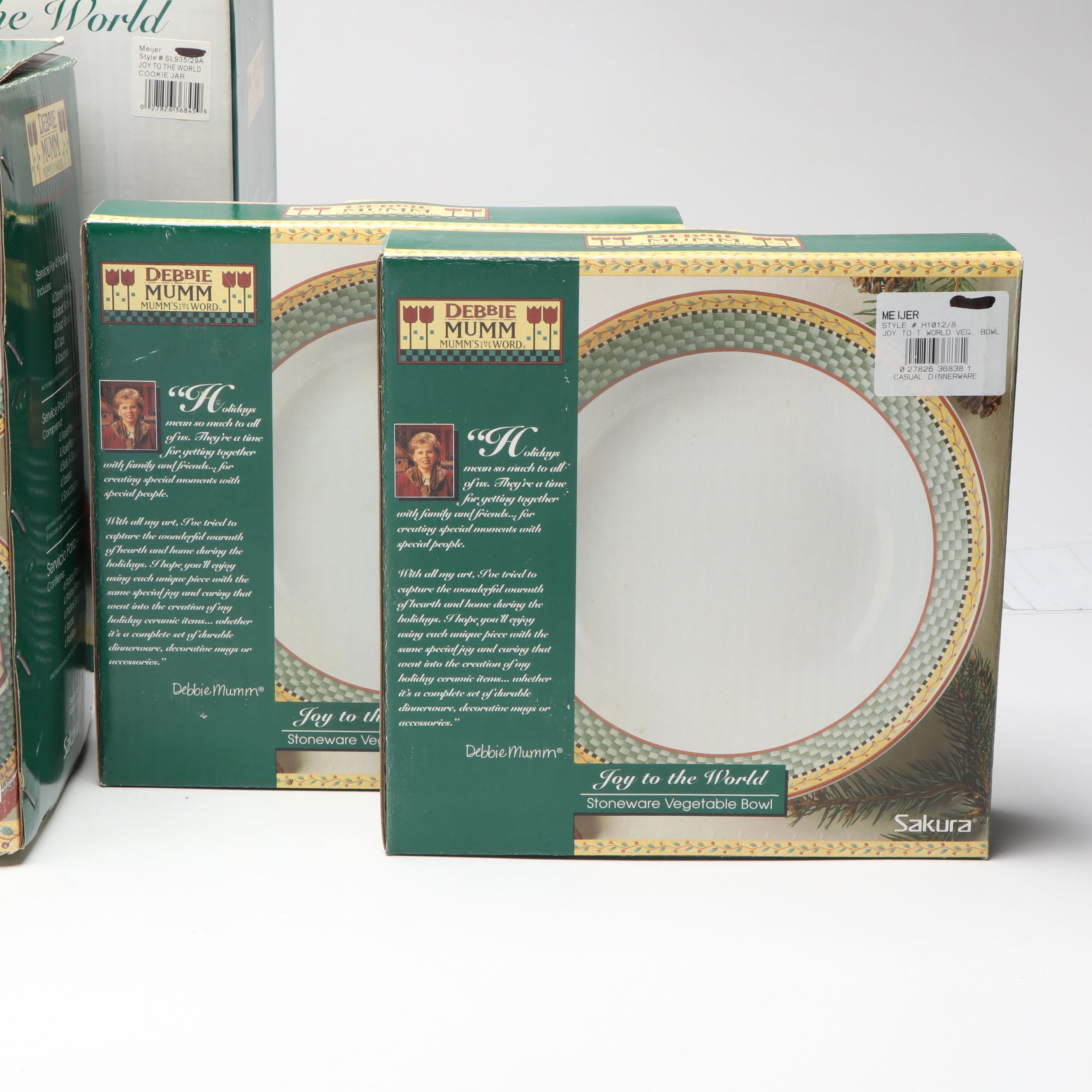 Debbie Mumm "Joy to the World" Stoneware Dinnerware and Table Accessories