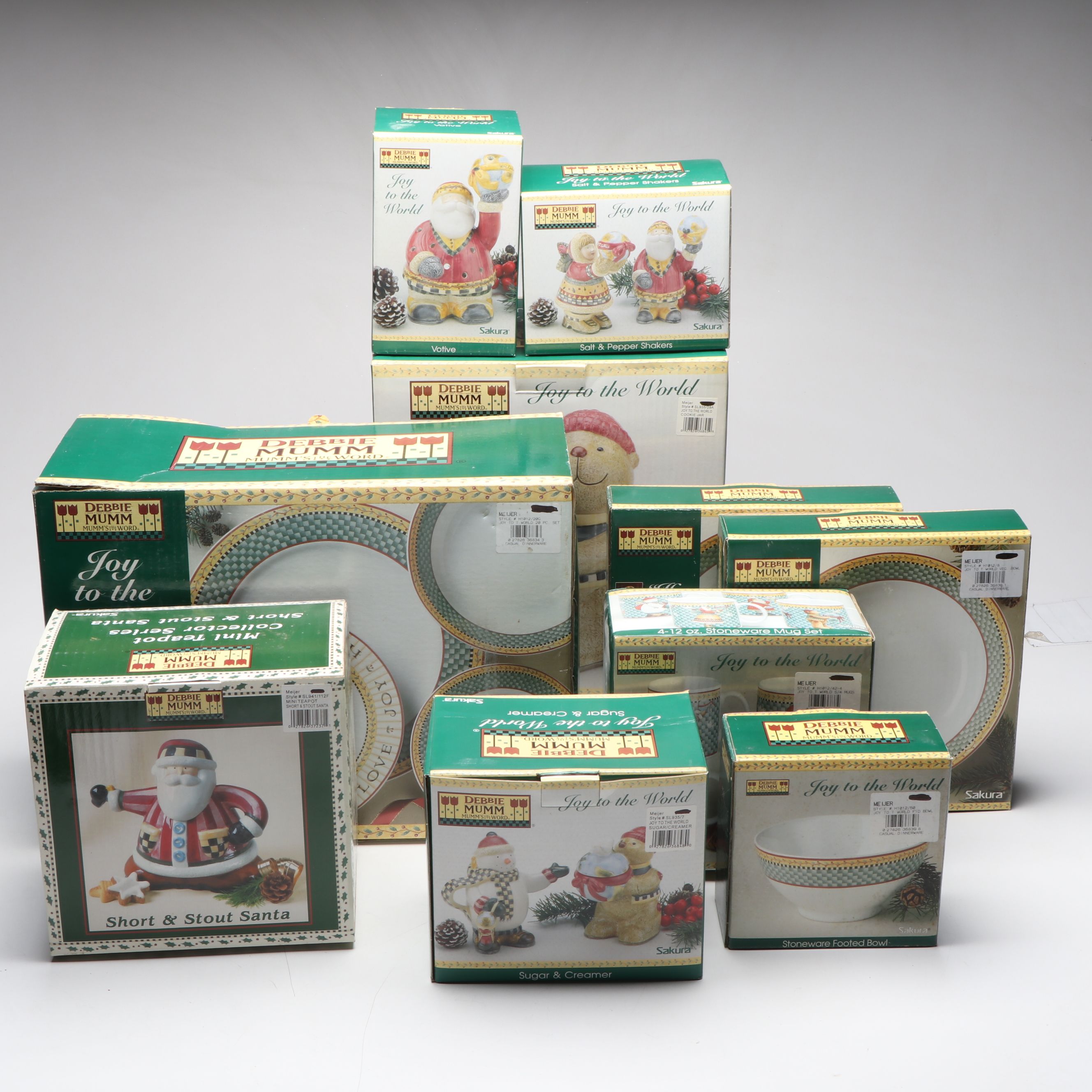 Debbie Mumm "Joy to the World" Stoneware Dinnerware and Table Accessories
