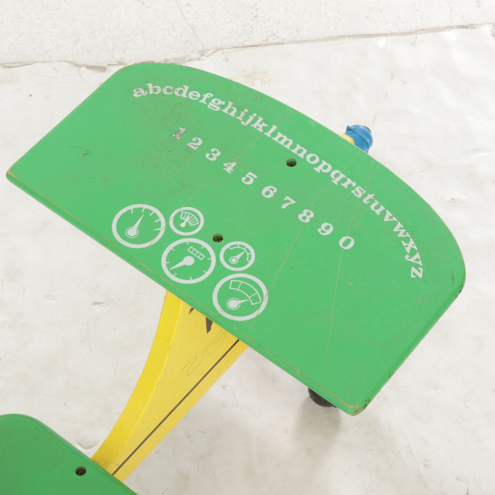 Playschool Painted Wood Ride-On Airplane