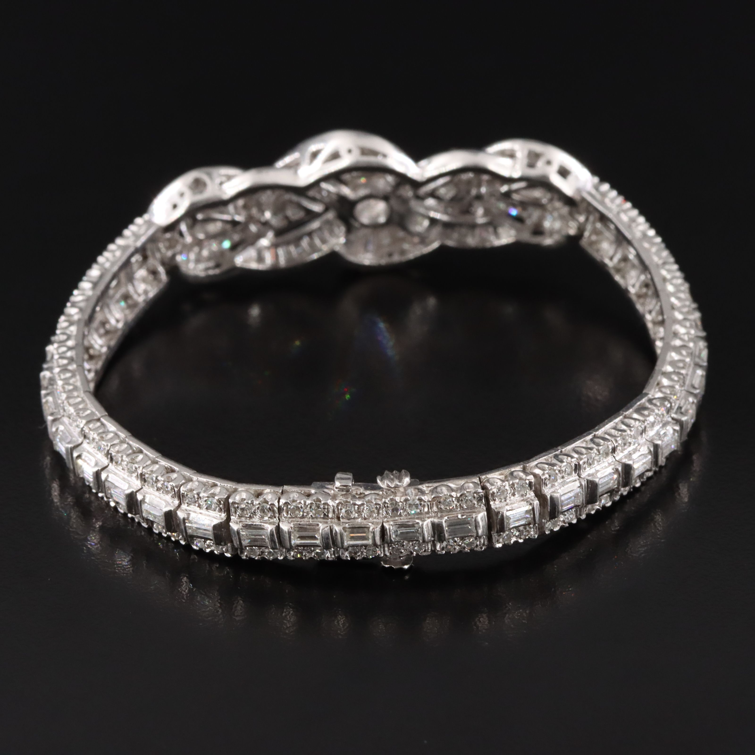 6.25 CTW Diamond Bracelet in Platinum/Palladium Alloy