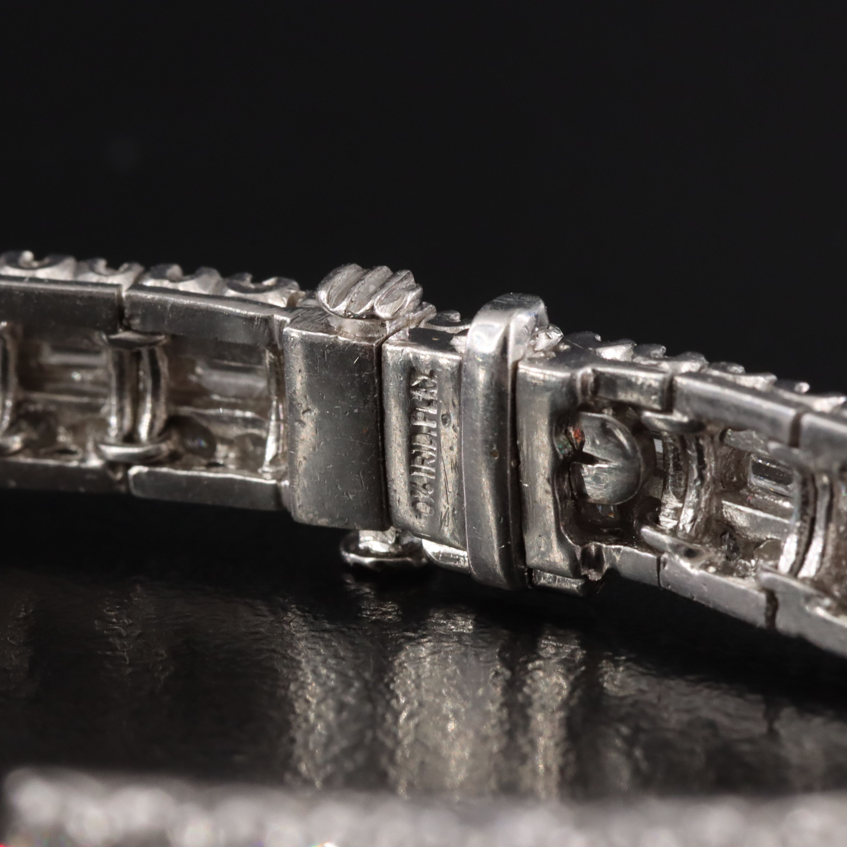 6.25 CTW Diamond Bracelet in Platinum/Palladium Alloy
