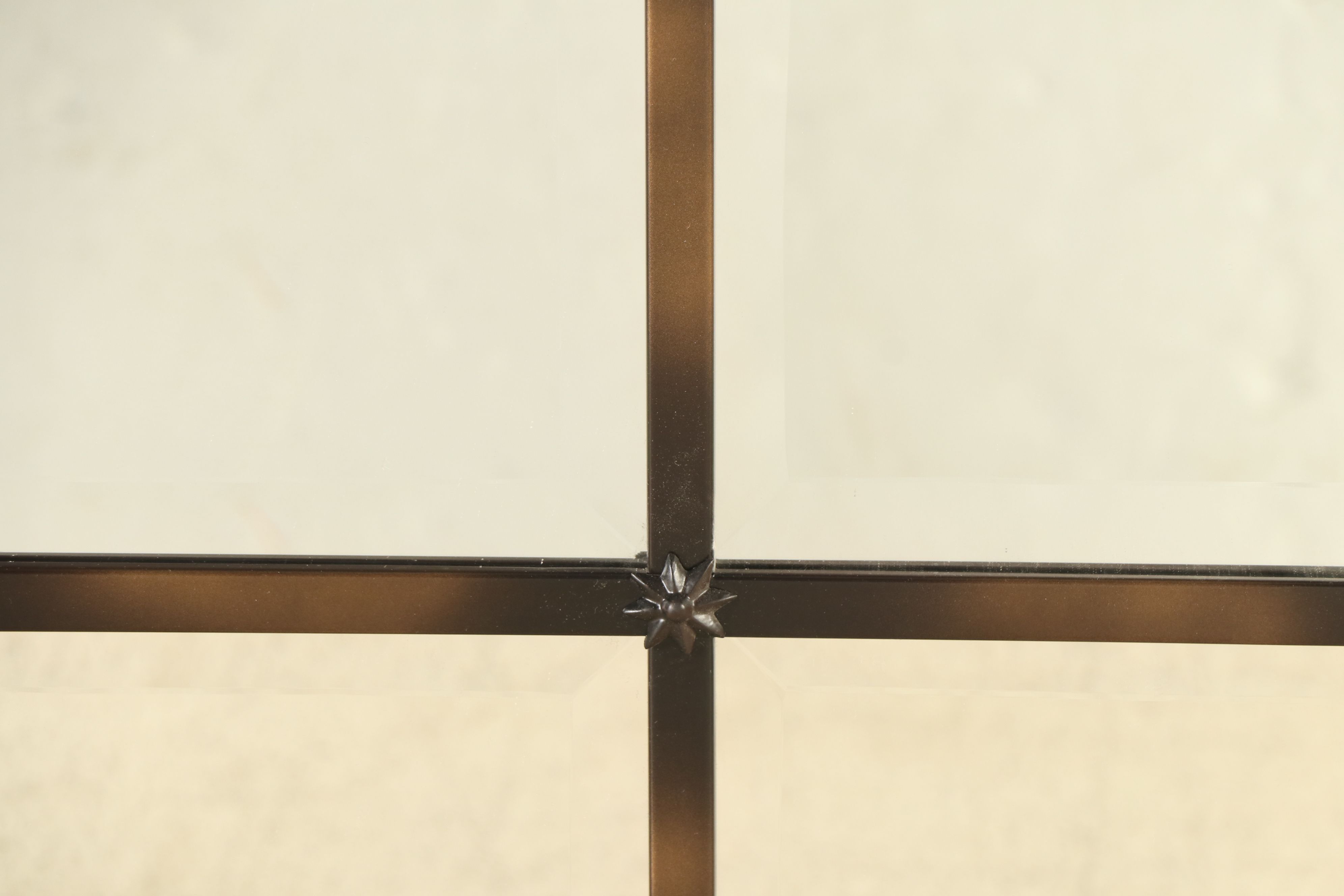 Pottery Barn Rustic Paneled Wall Mirror