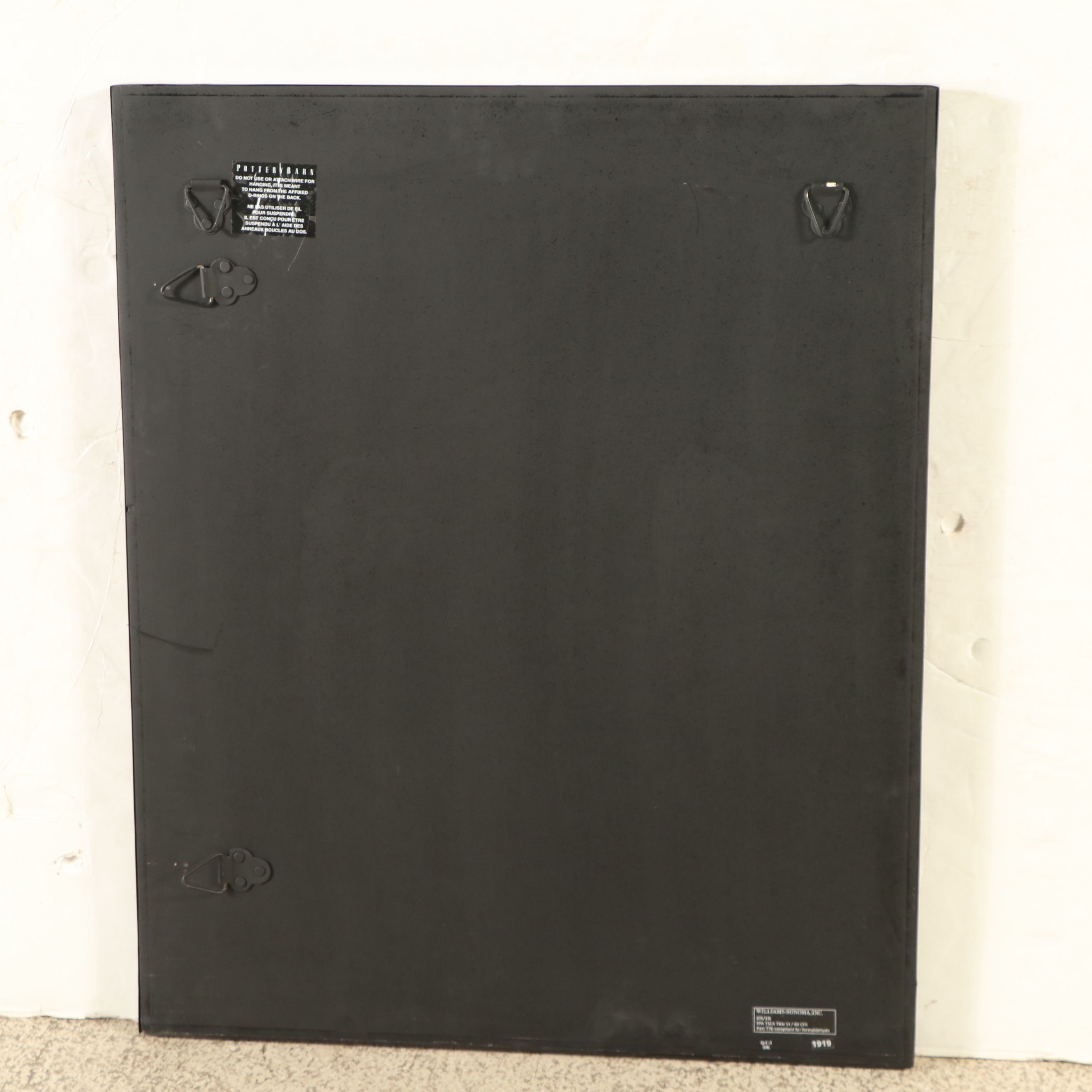 Pottery Barn Rustic Paneled Wall Mirror