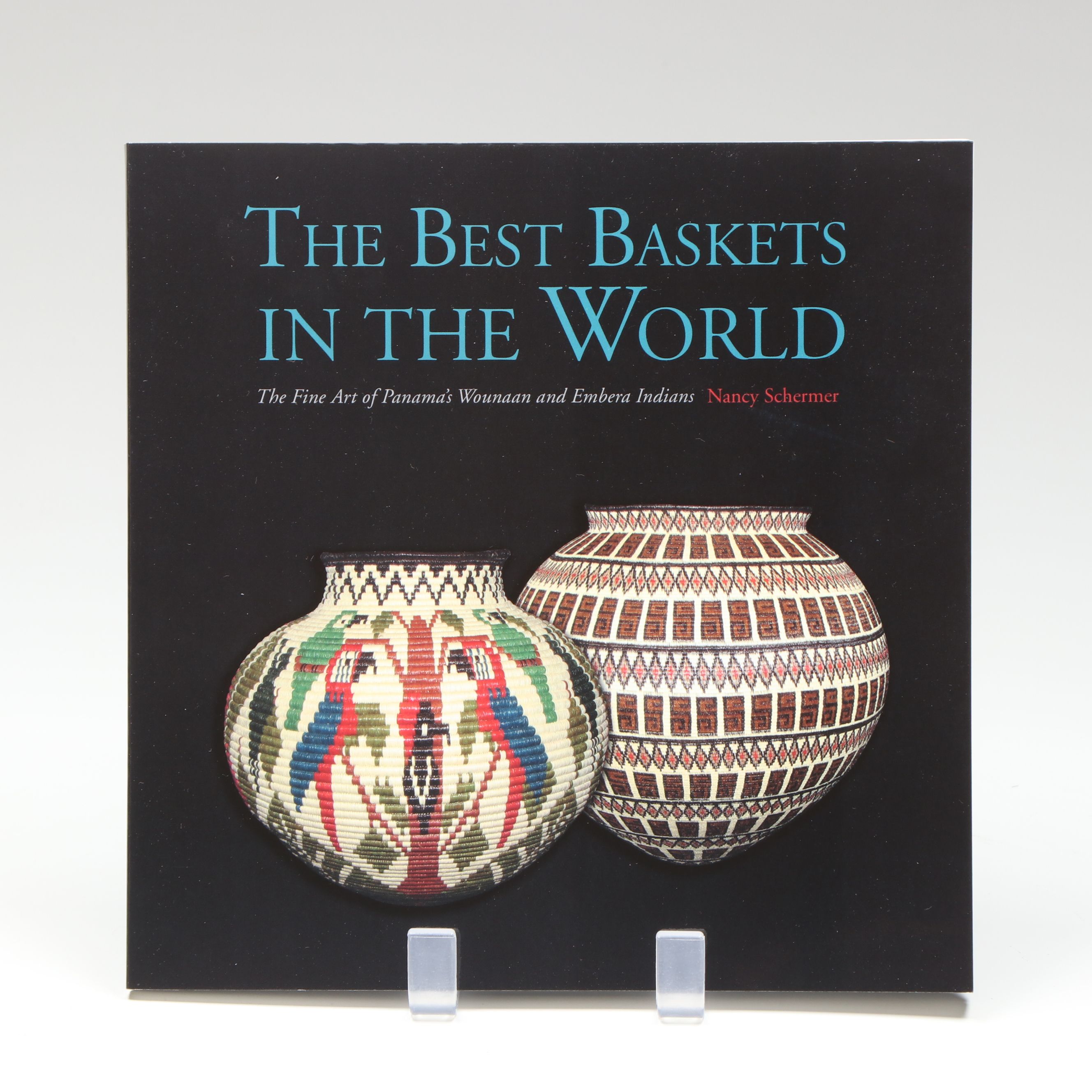 Colombian Wounaan Palm Fiber and Natural Dye Basket