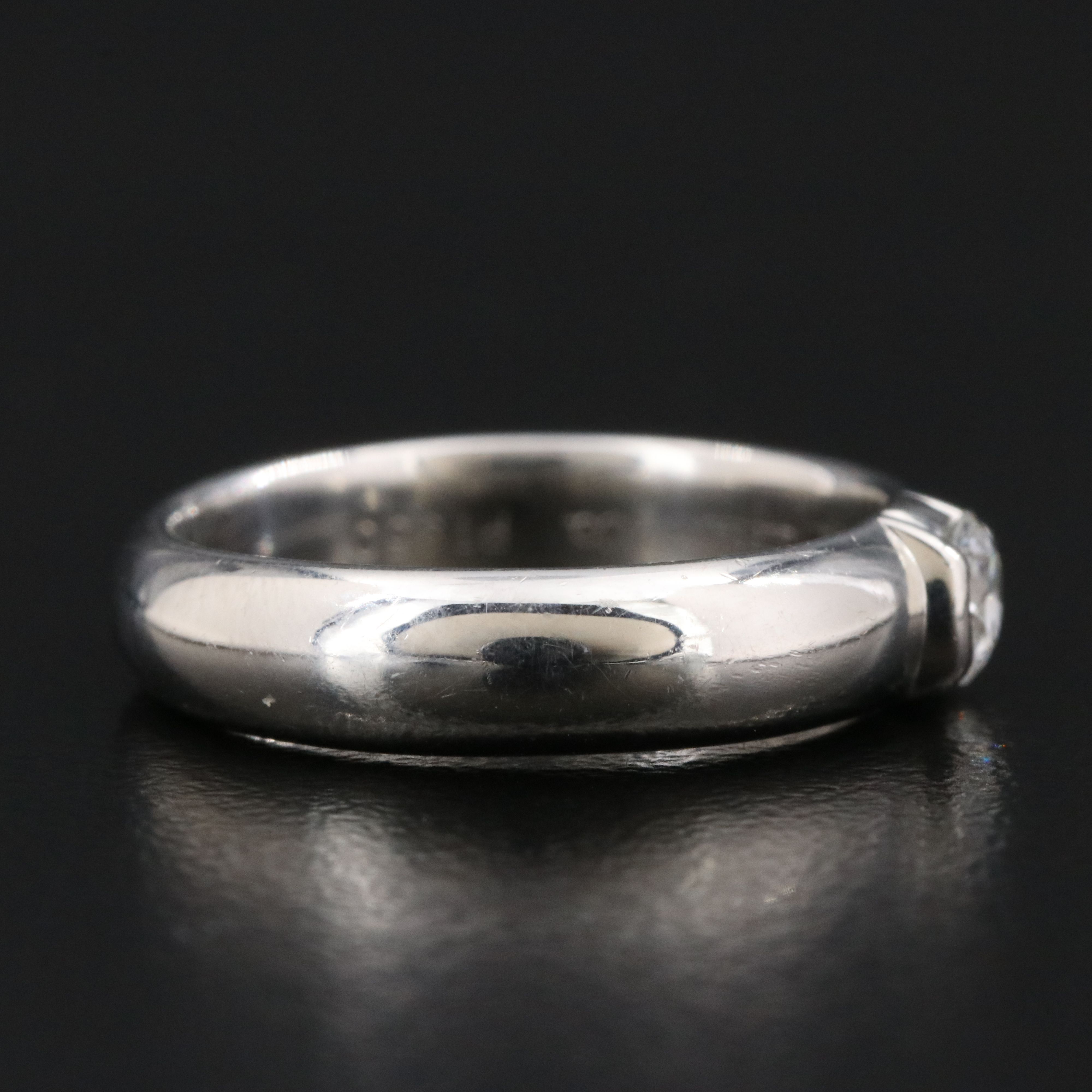 Tiffany & Co. Etoile Platinum 0.21 CT Diamond Solitaire Ring