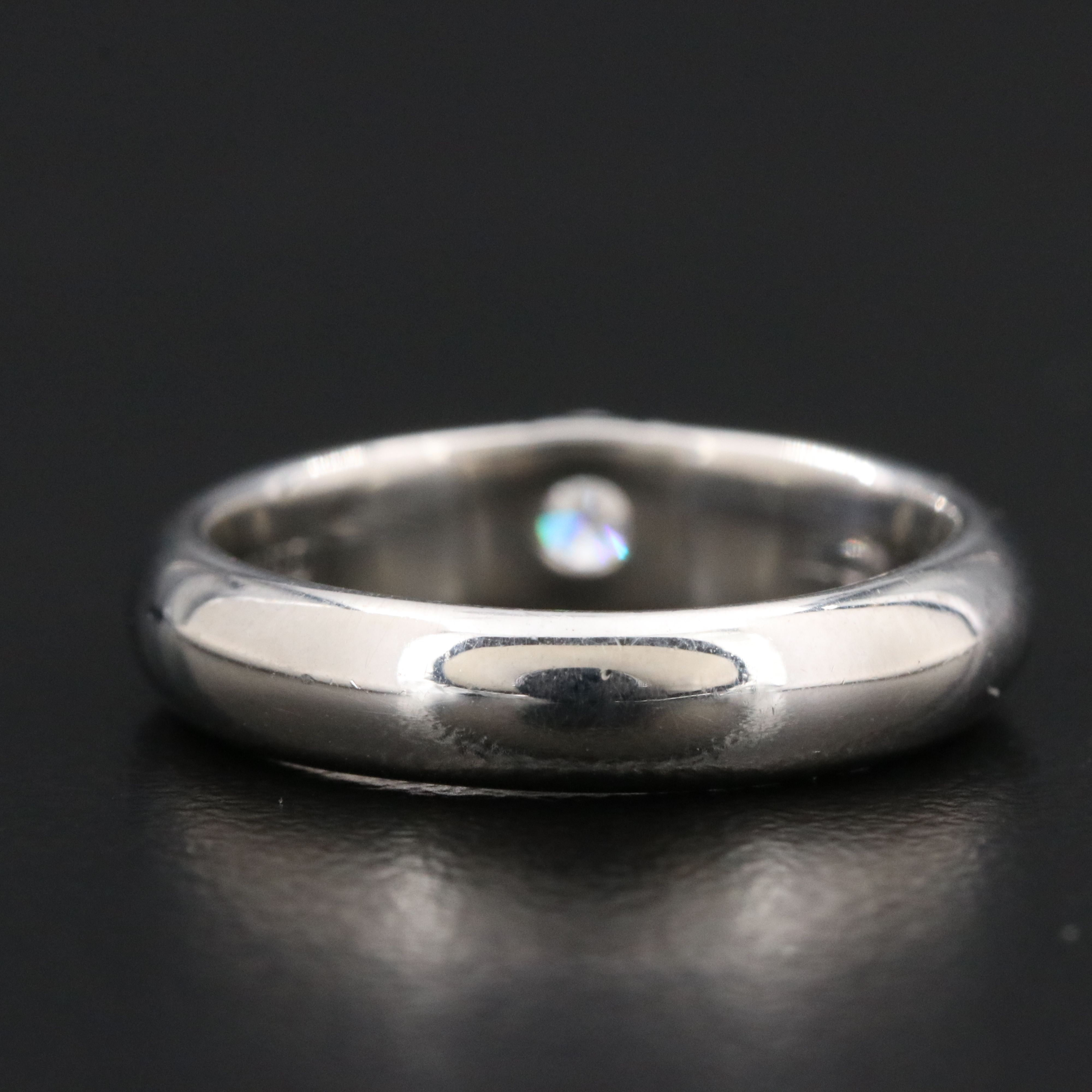 Tiffany & Co. Etoile Platinum 0.21 CT Diamond Solitaire Ring