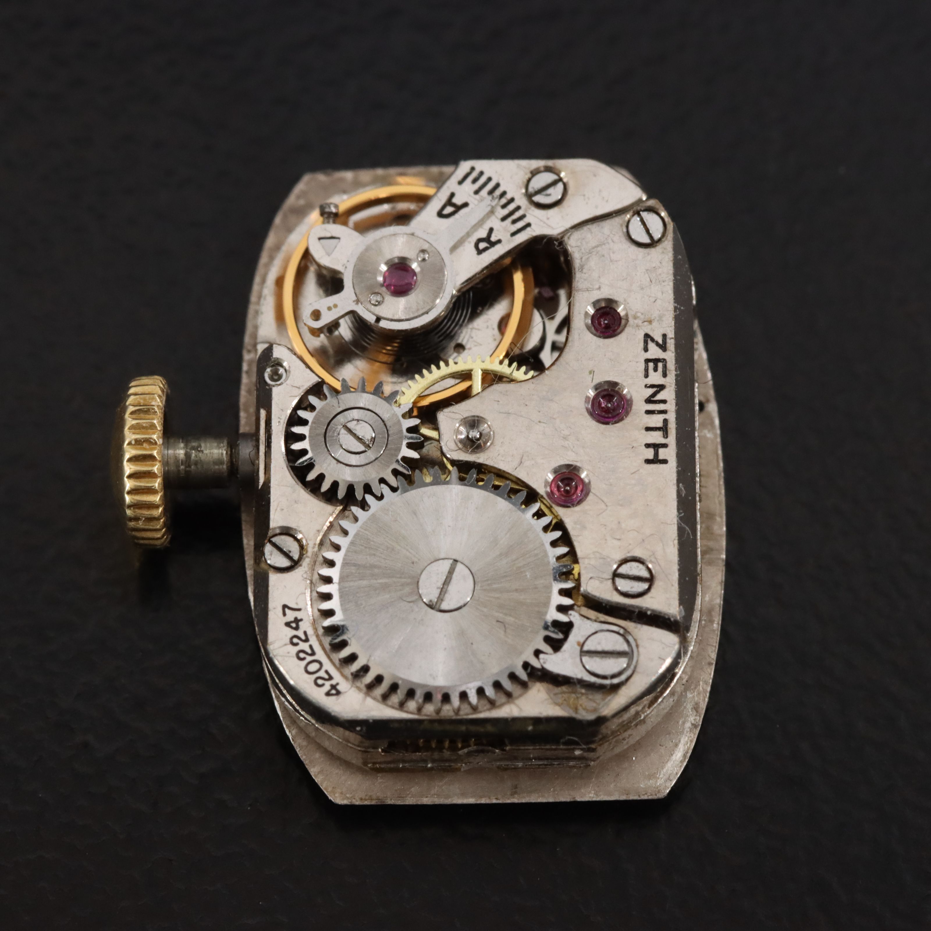 Vintage Art Deco 14K Ruby and Diamond Fuller Watch