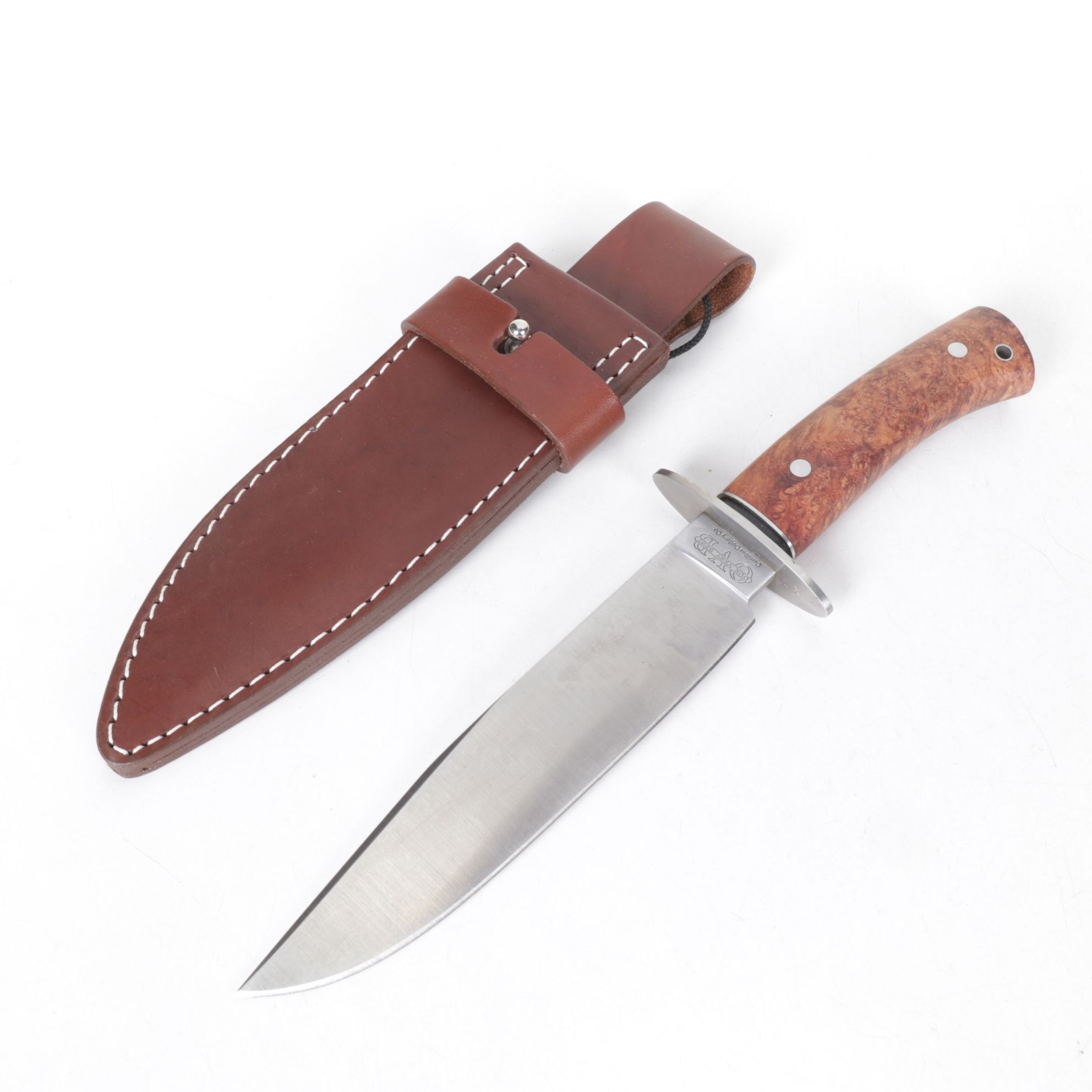 Camillus Cutlery Jerry Fisk Bowie Knife with Sheath