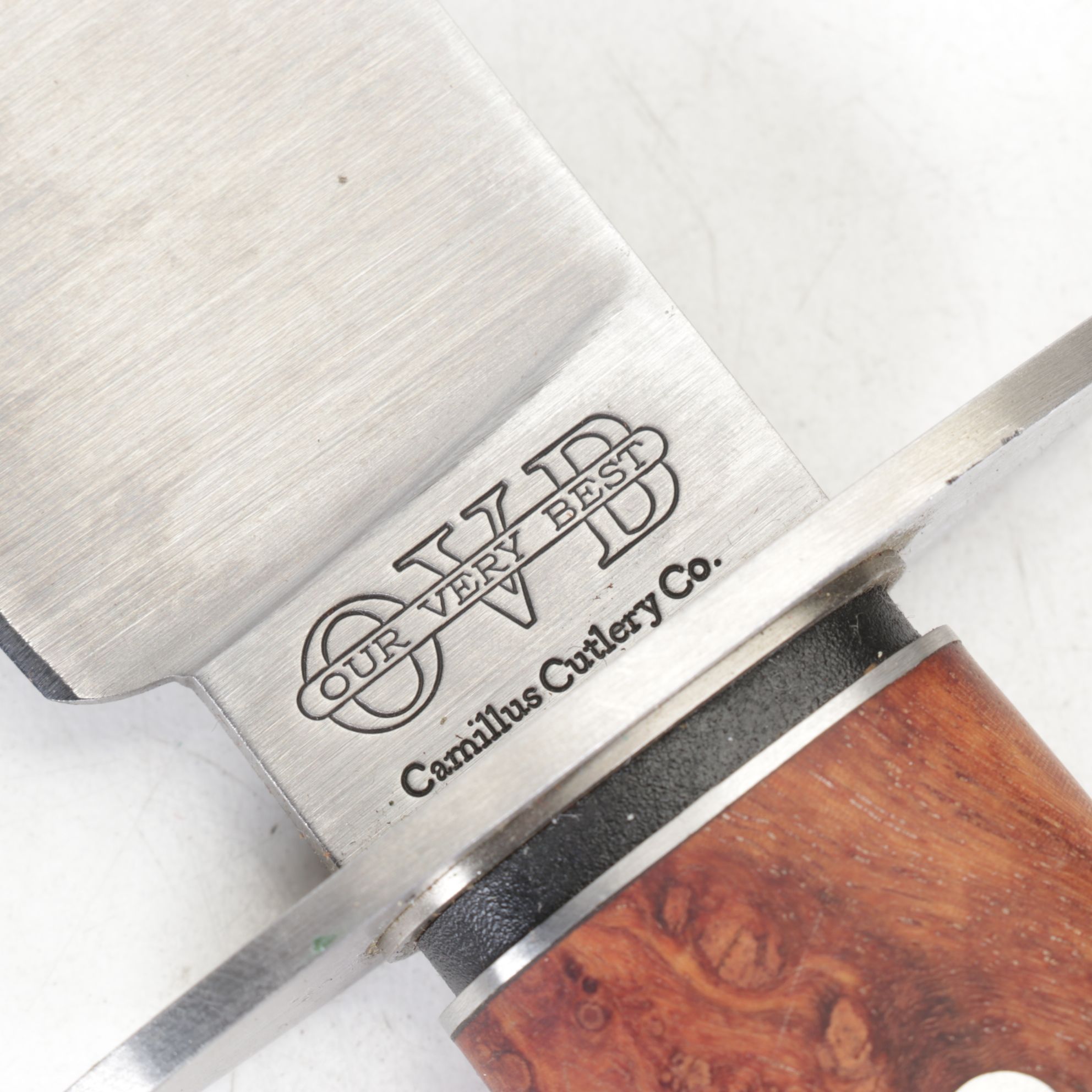 Camillus Cutlery Jerry Fisk Bowie Knife with Sheath