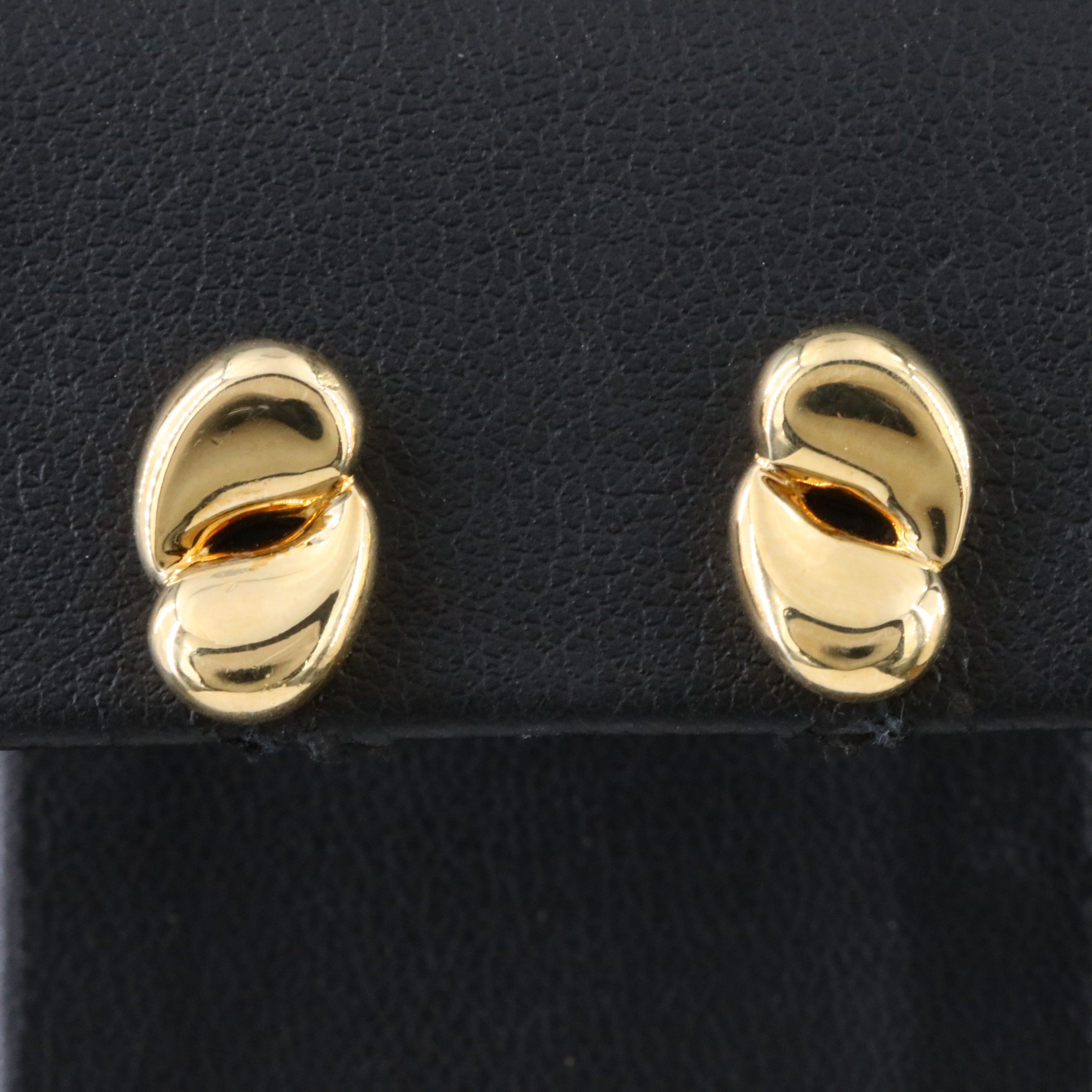 Elsa Peretti for Tiffany & Co. 18K Double Teardrop Stud Earrings