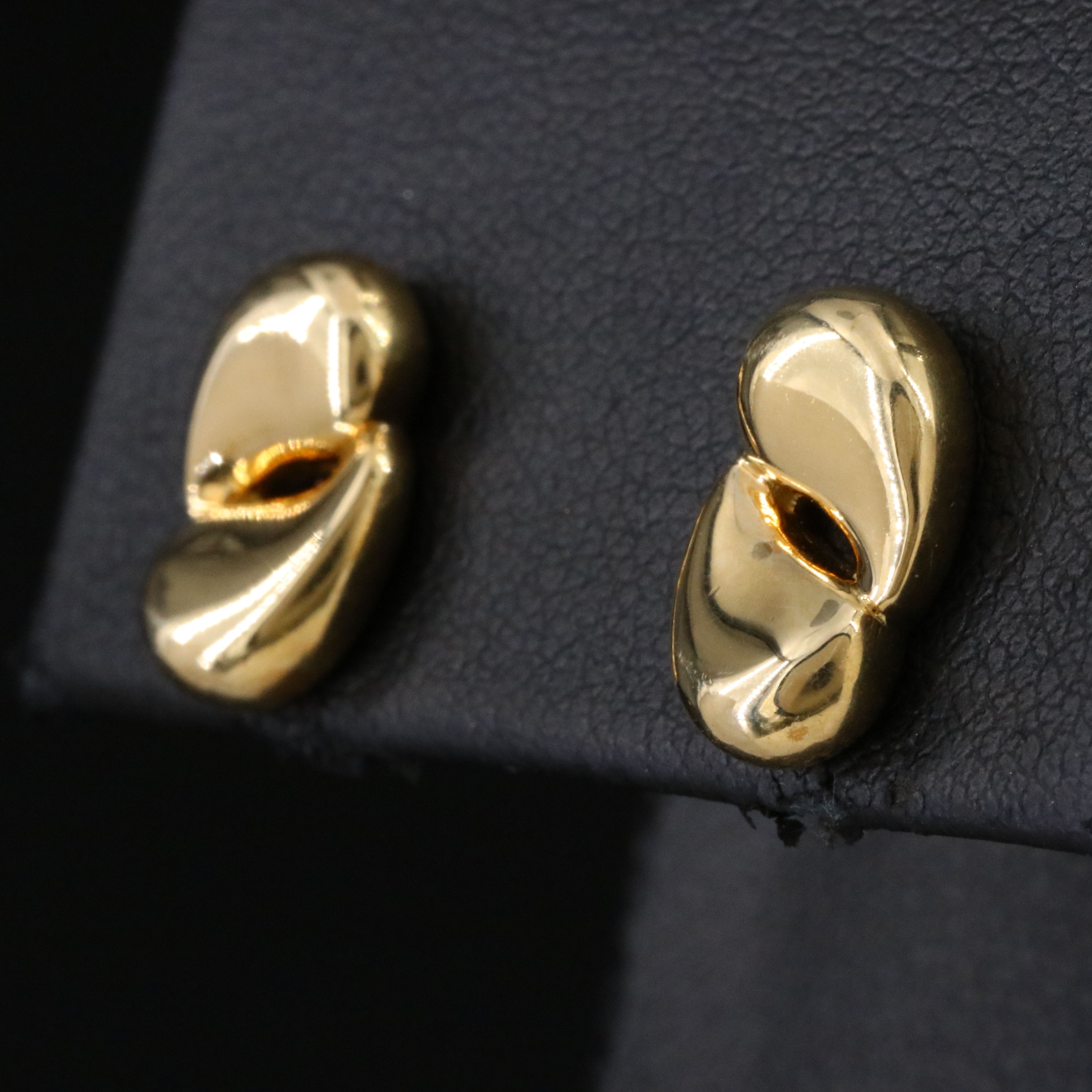 Elsa Peretti for Tiffany & Co. 18K Double Teardrop Stud Earrings