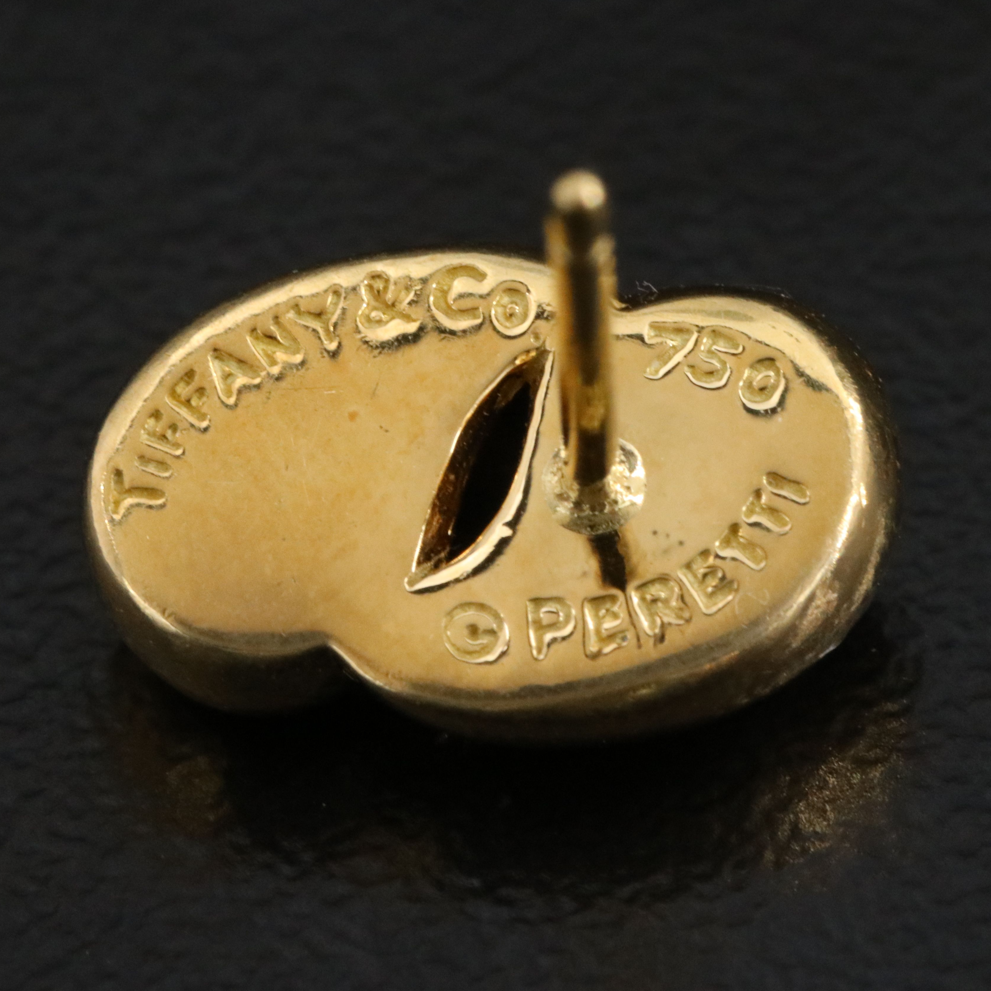 Elsa Peretti for Tiffany & Co. 18K Double Teardrop Stud Earrings