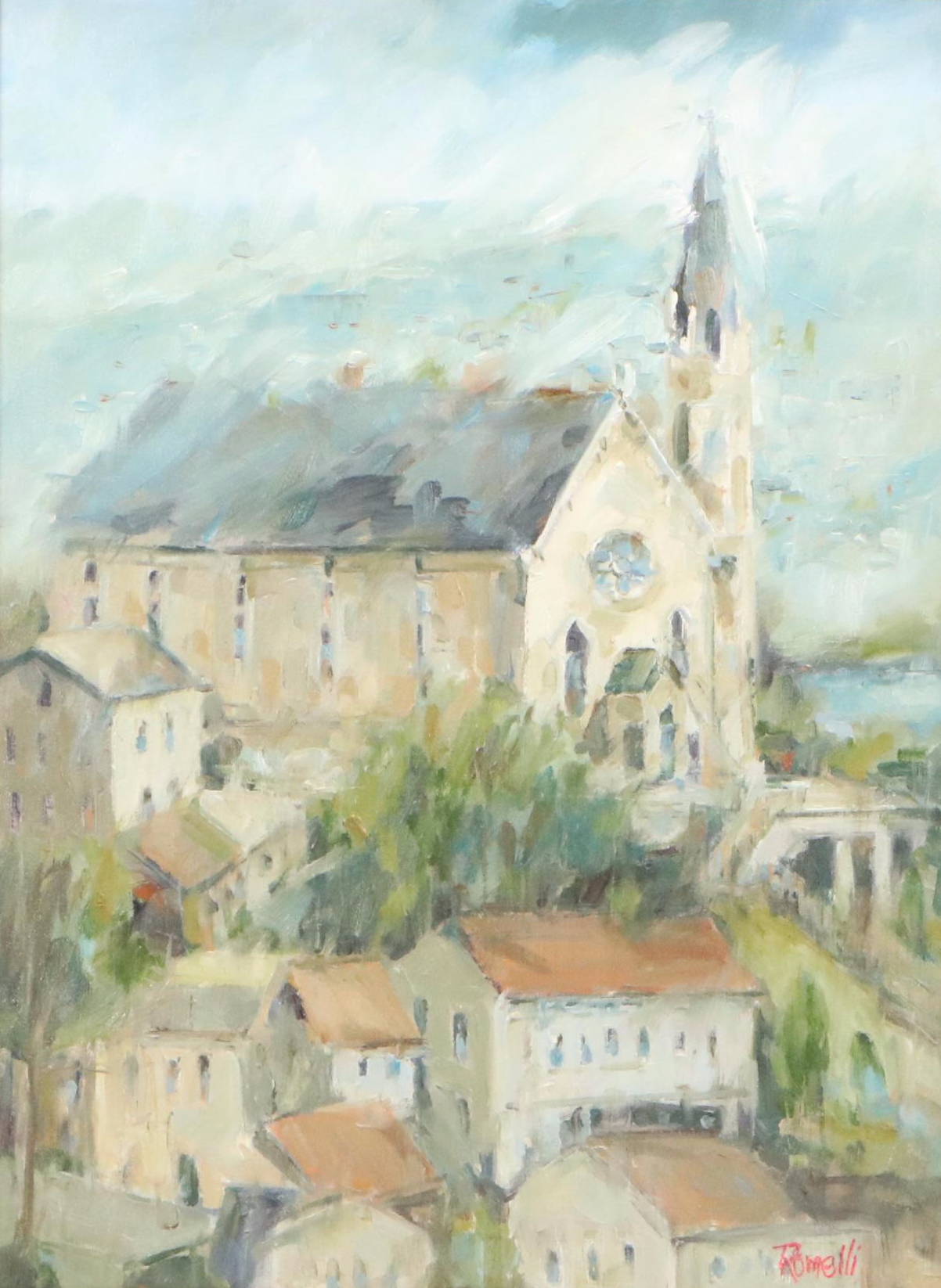 Patrick Romelli Oil Painting of Church "Immaculata"