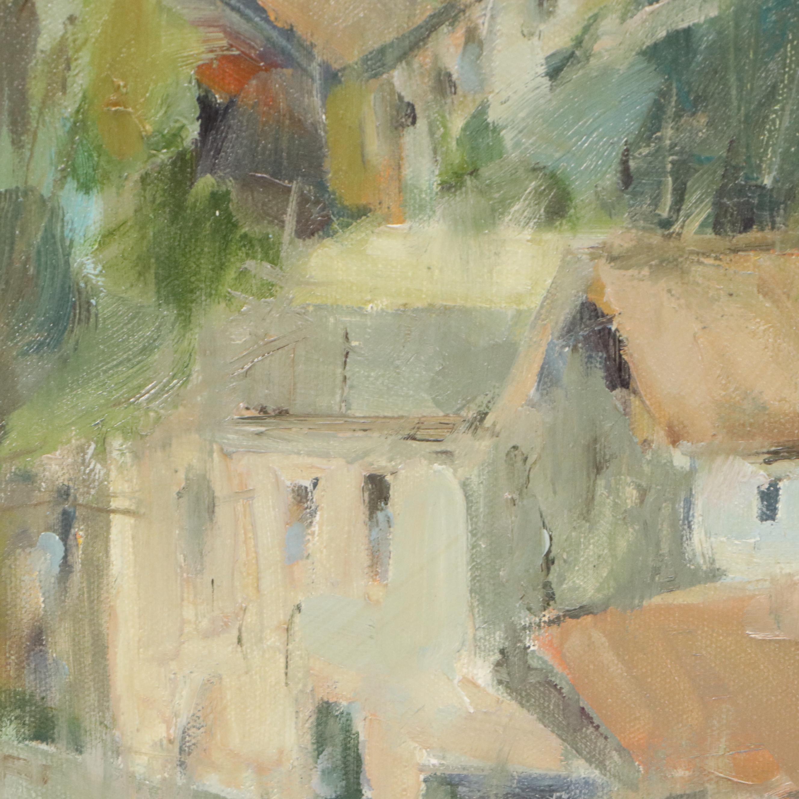 Patrick Romelli Oil Painting of Church "Immaculata"