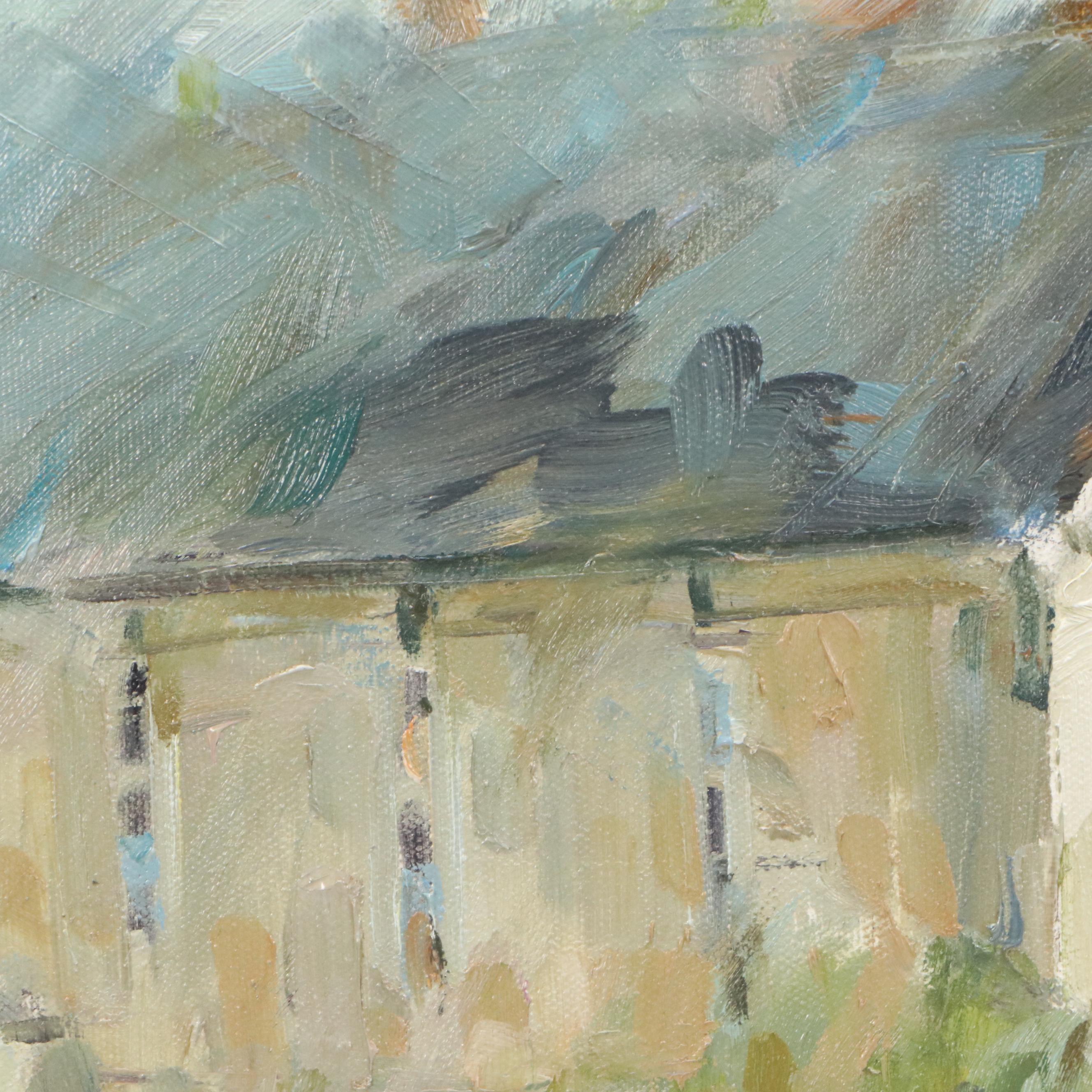 Patrick Romelli Oil Painting of Church "Immaculata"