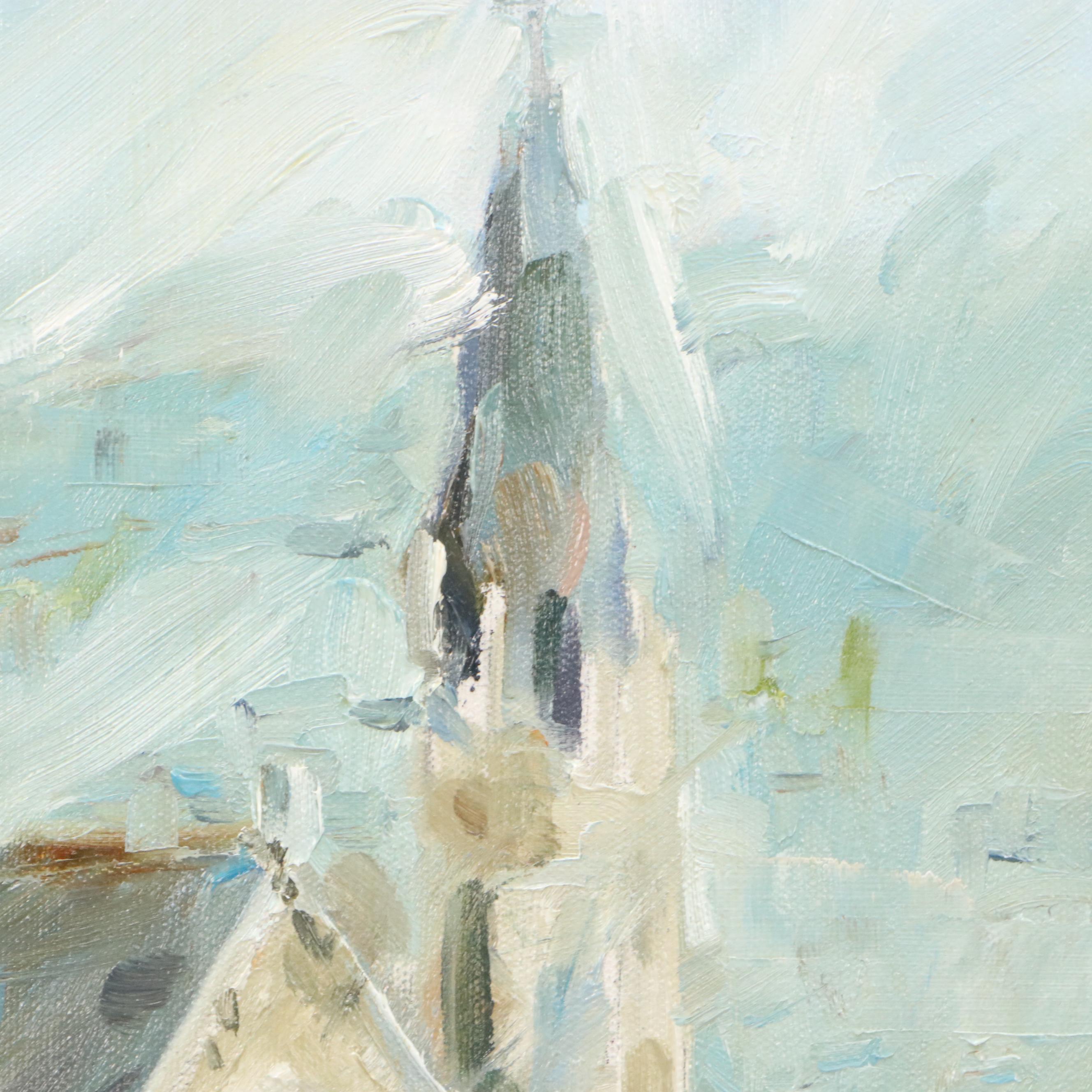 Patrick Romelli Oil Painting of Church "Immaculata"