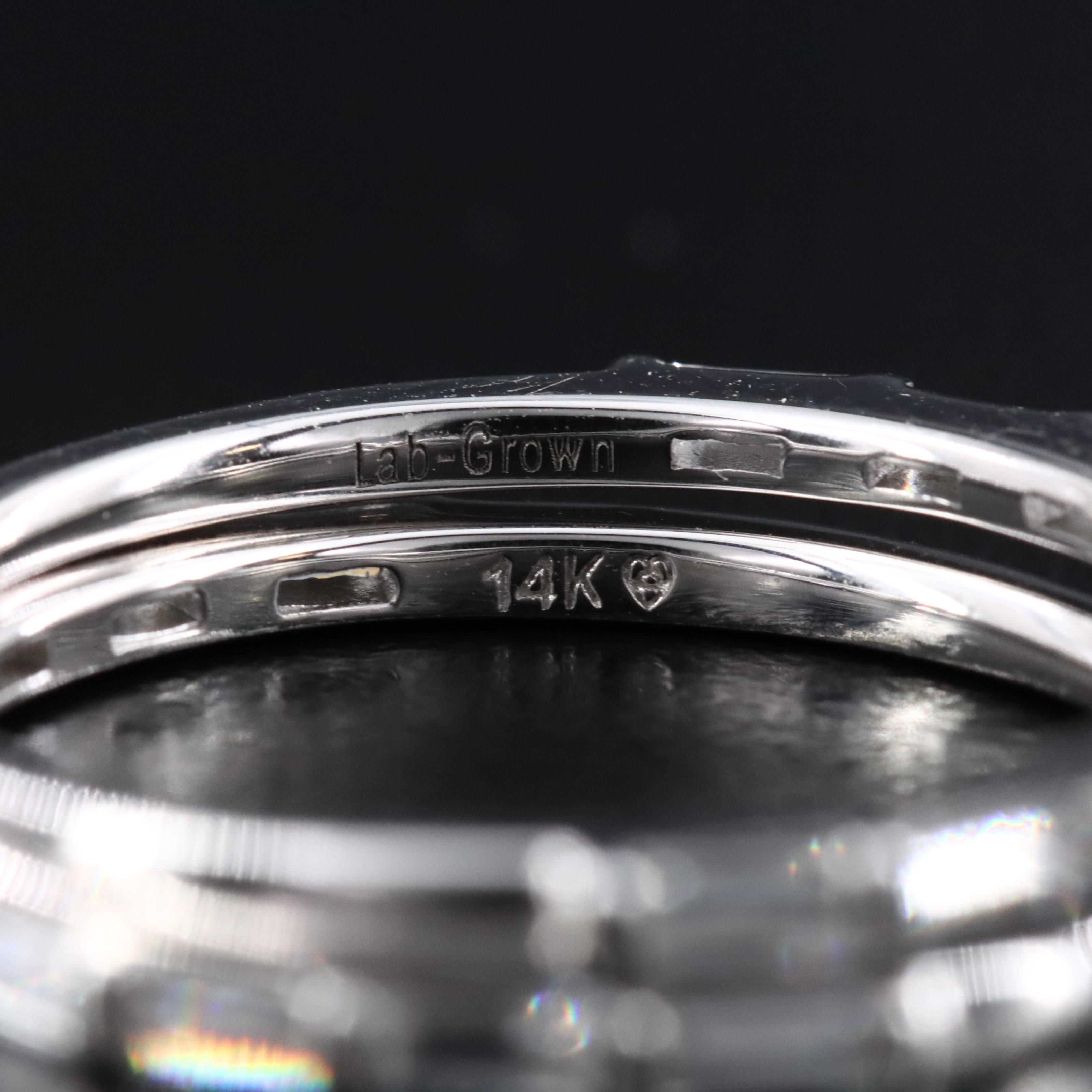 14K 1.38 CTW Lab Grown Diamond Ring Set