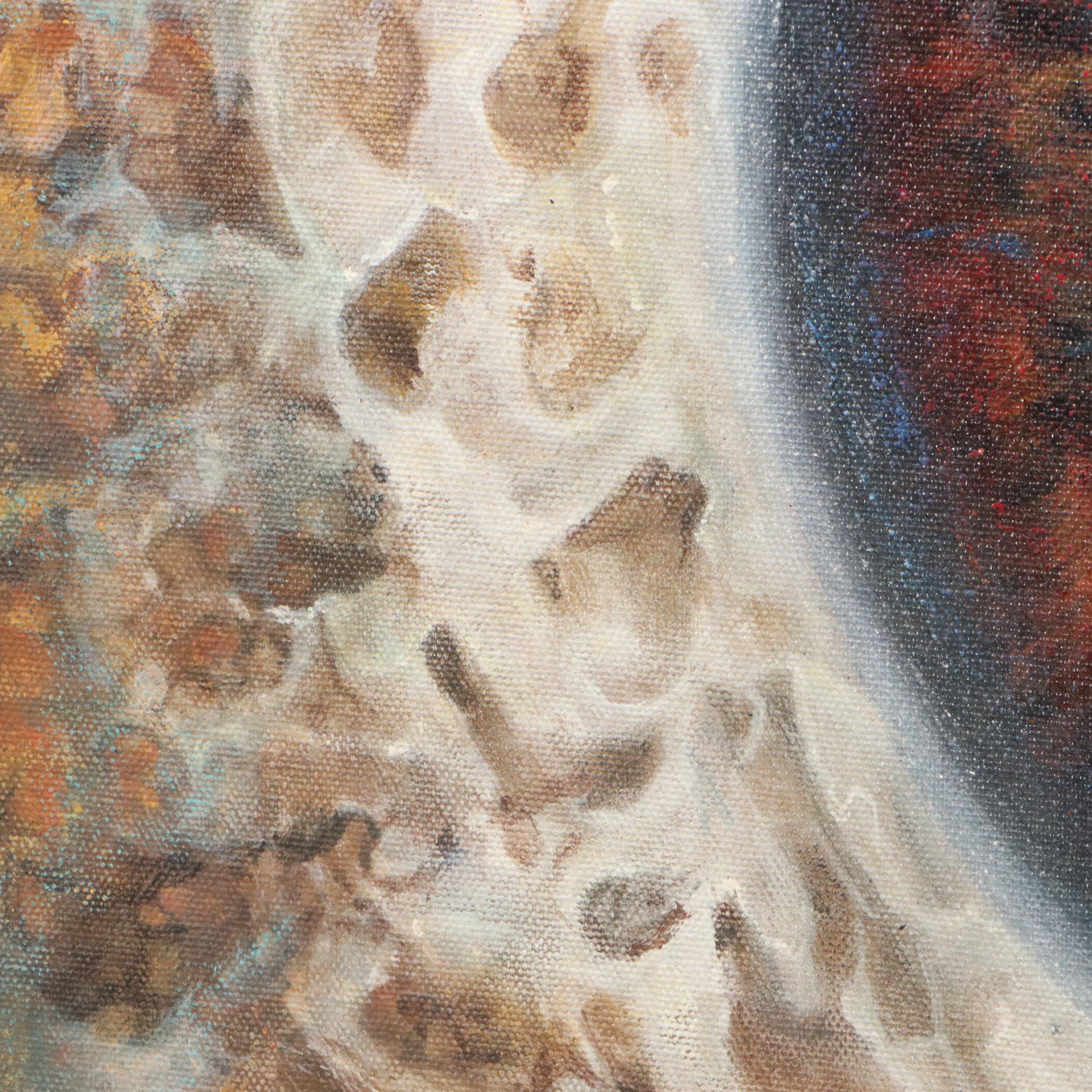 Subhendu Biswas Acrylic Painting "Journey & Judge," 2022