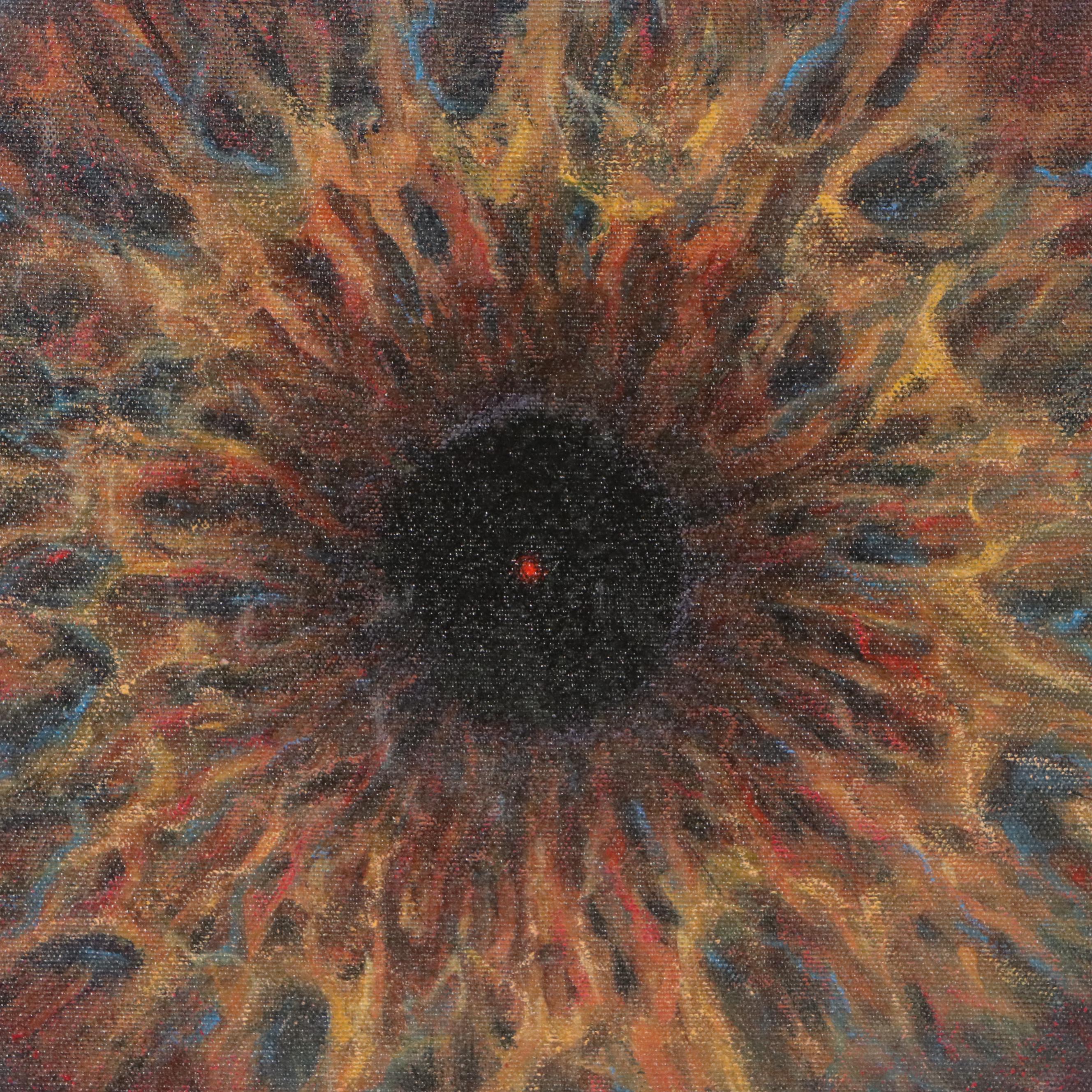 Subhendu Biswas Acrylic Painting "Journey & Judge," 2022