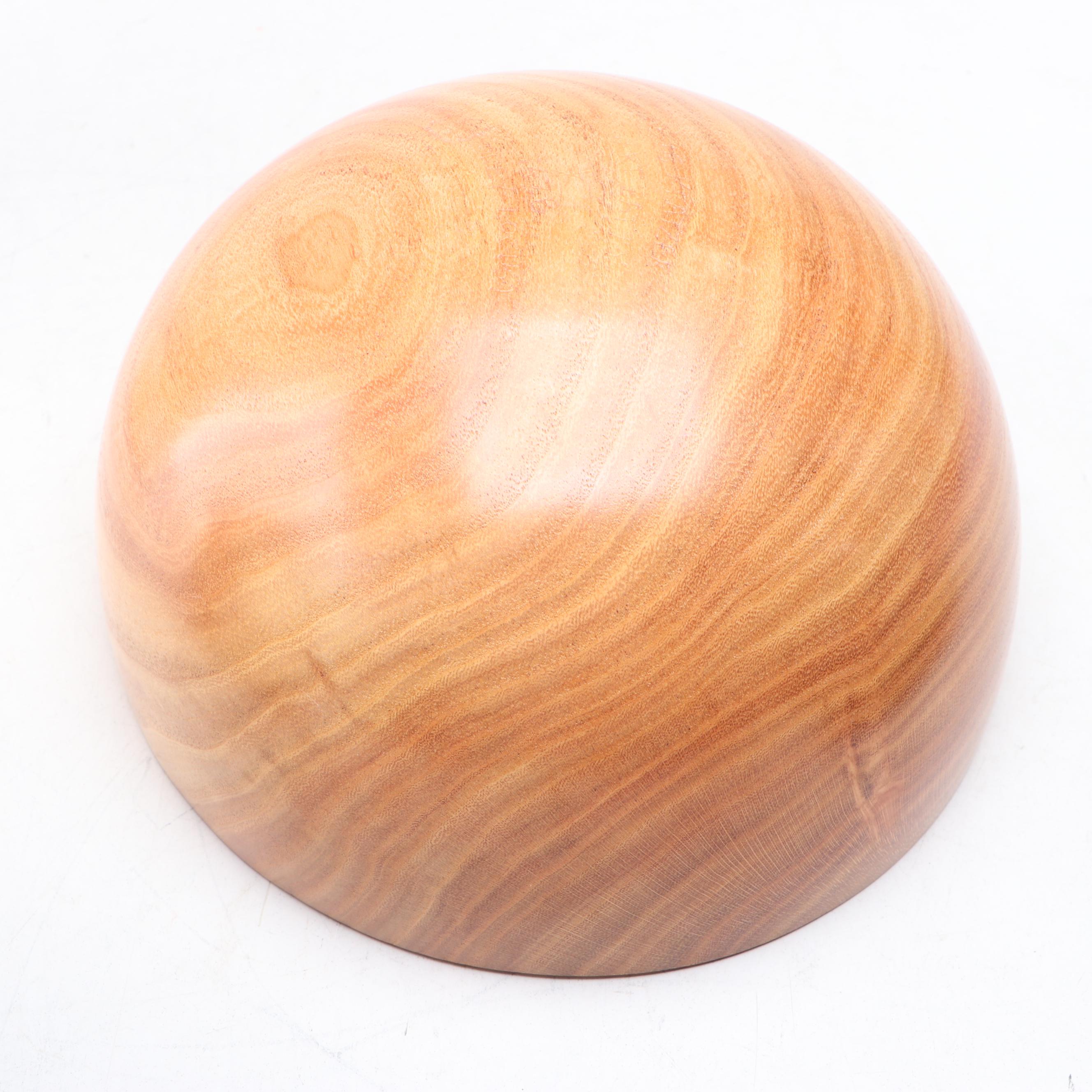 Knud Øland Captive Ring Goblet with More Turned Wood and Gourd Tableware