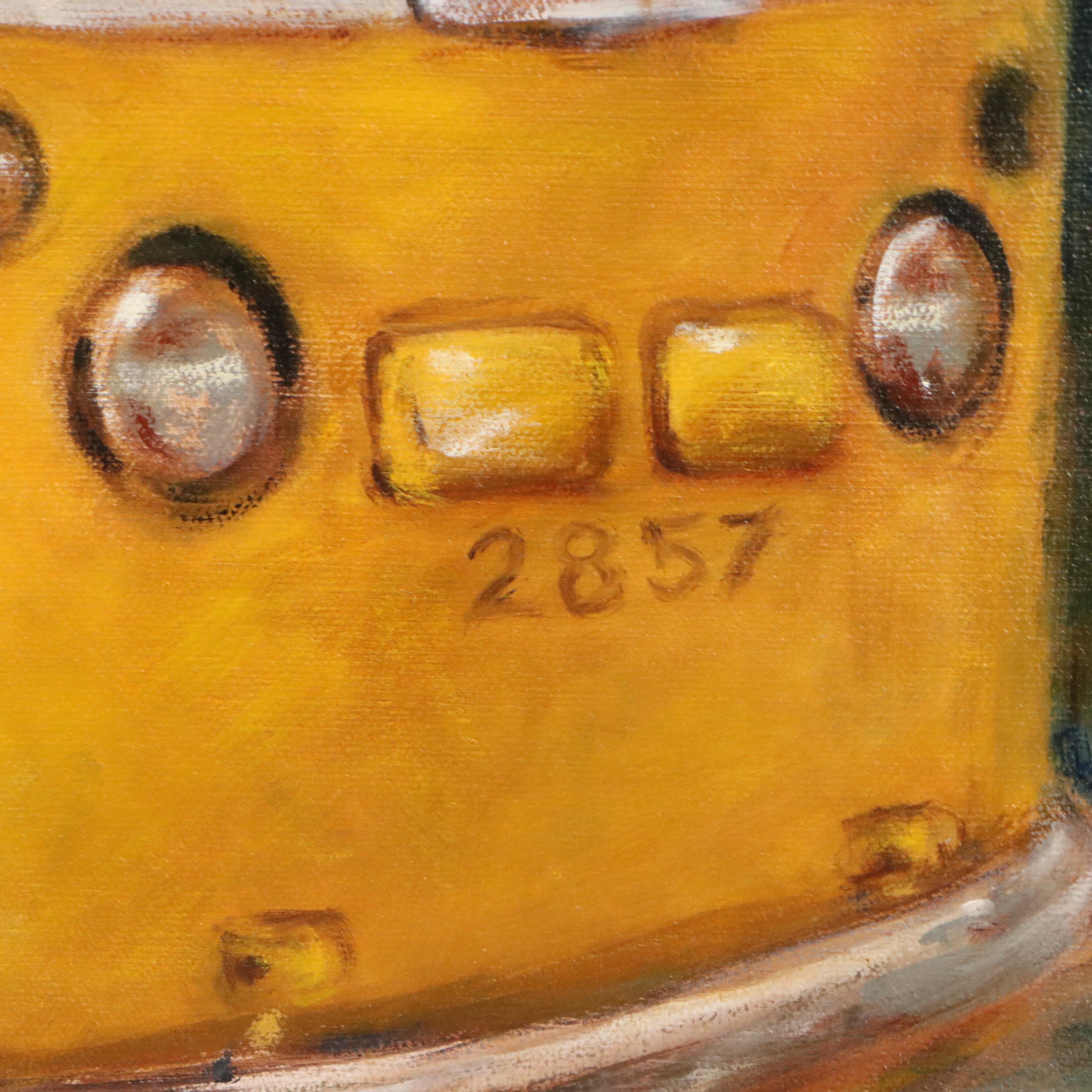 Marlena Hebenstreit Oil Painting "Montgomery Bus Boycott," 21st Century