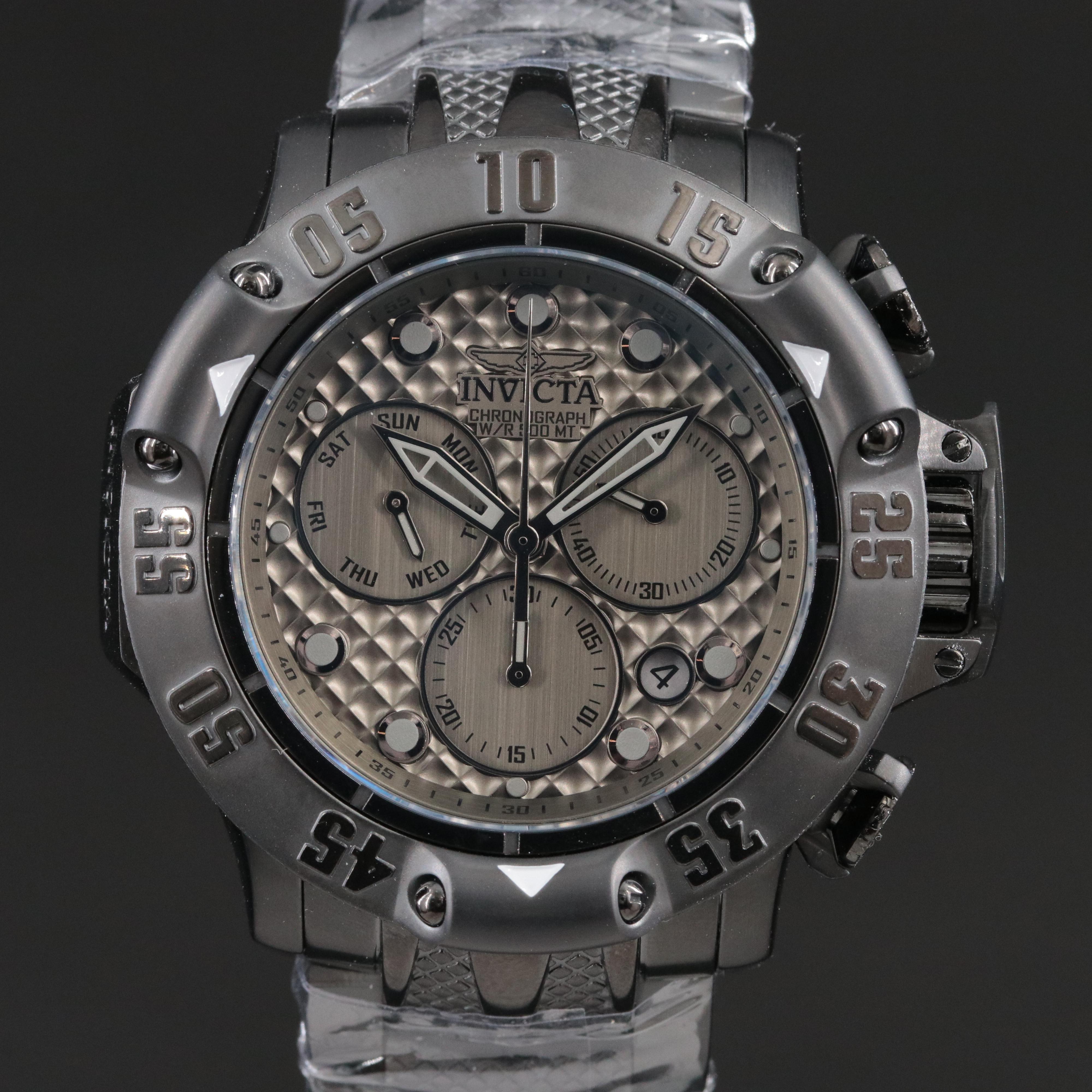 Invicta Subaqua Gunmetal Dial Chronograph Watch 23808
