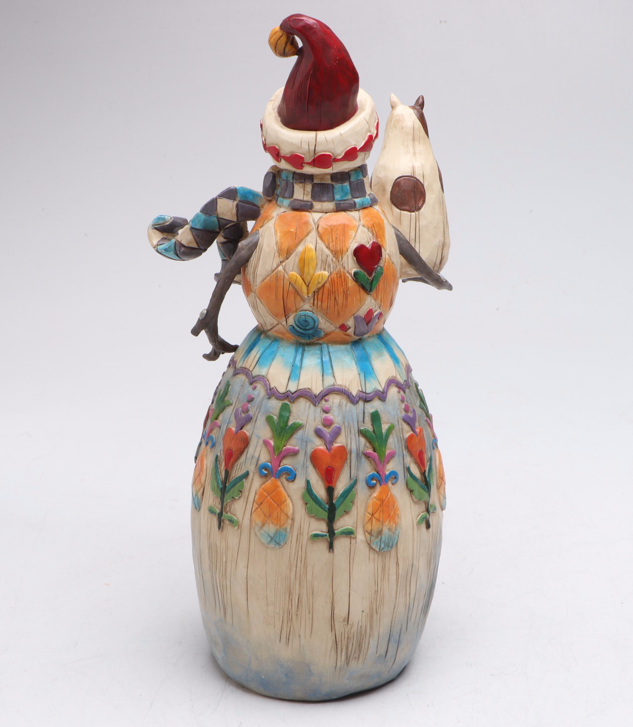 Jim Shore "Winter's Friend" Heartwood Creek Snowman, 2003`1