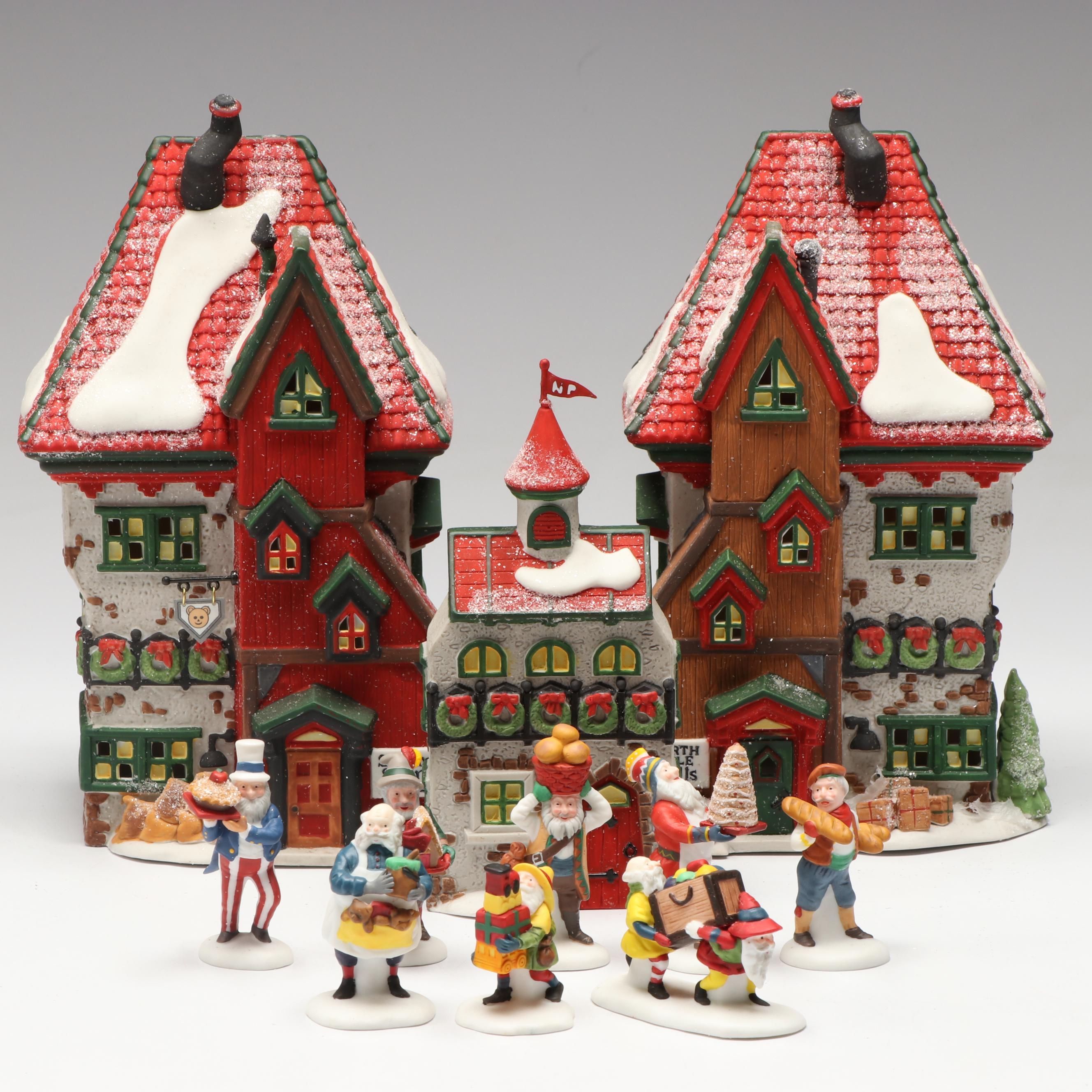 Department 56 North Pole Series Buildings and Figures