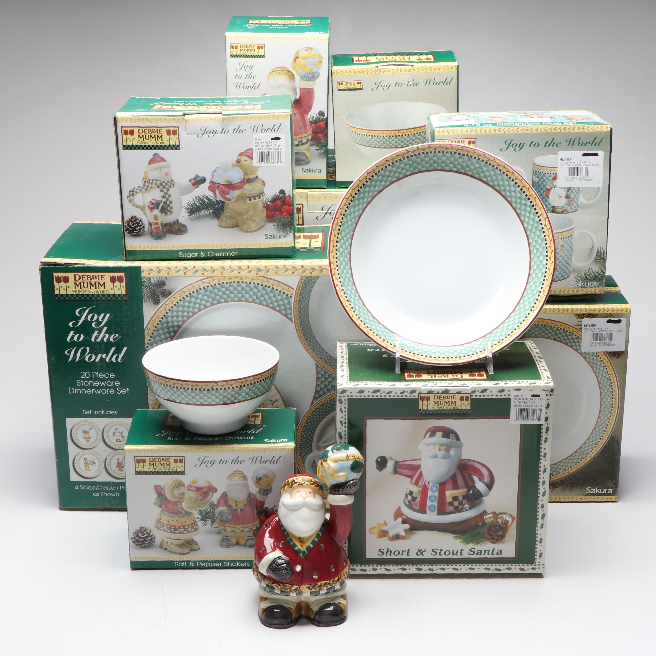 Debbie Mumm "Joy to the World" Stoneware Dinnerware and Table Accessories