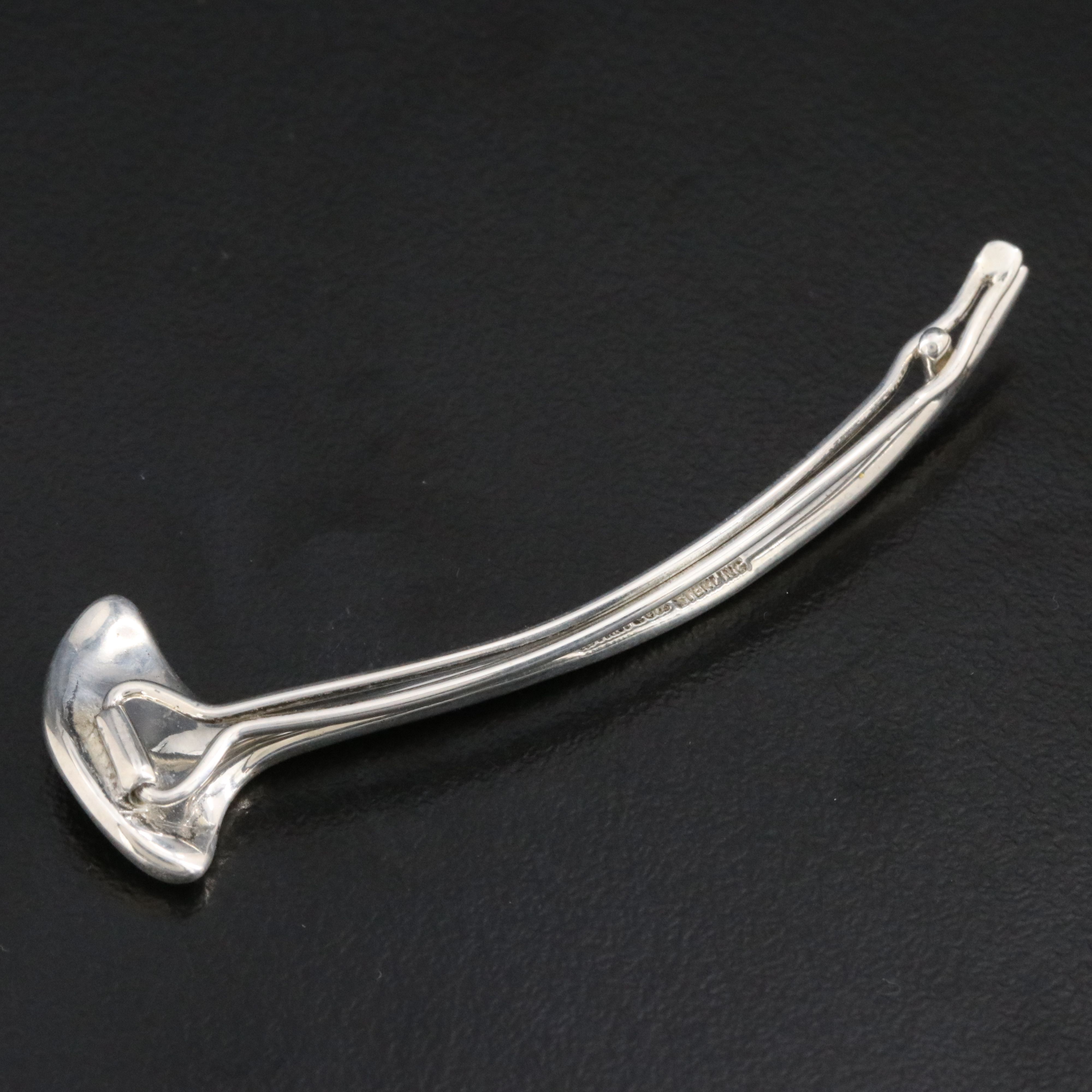 Tiffany & Co. Sterling Gingko Leaf Hair Clip