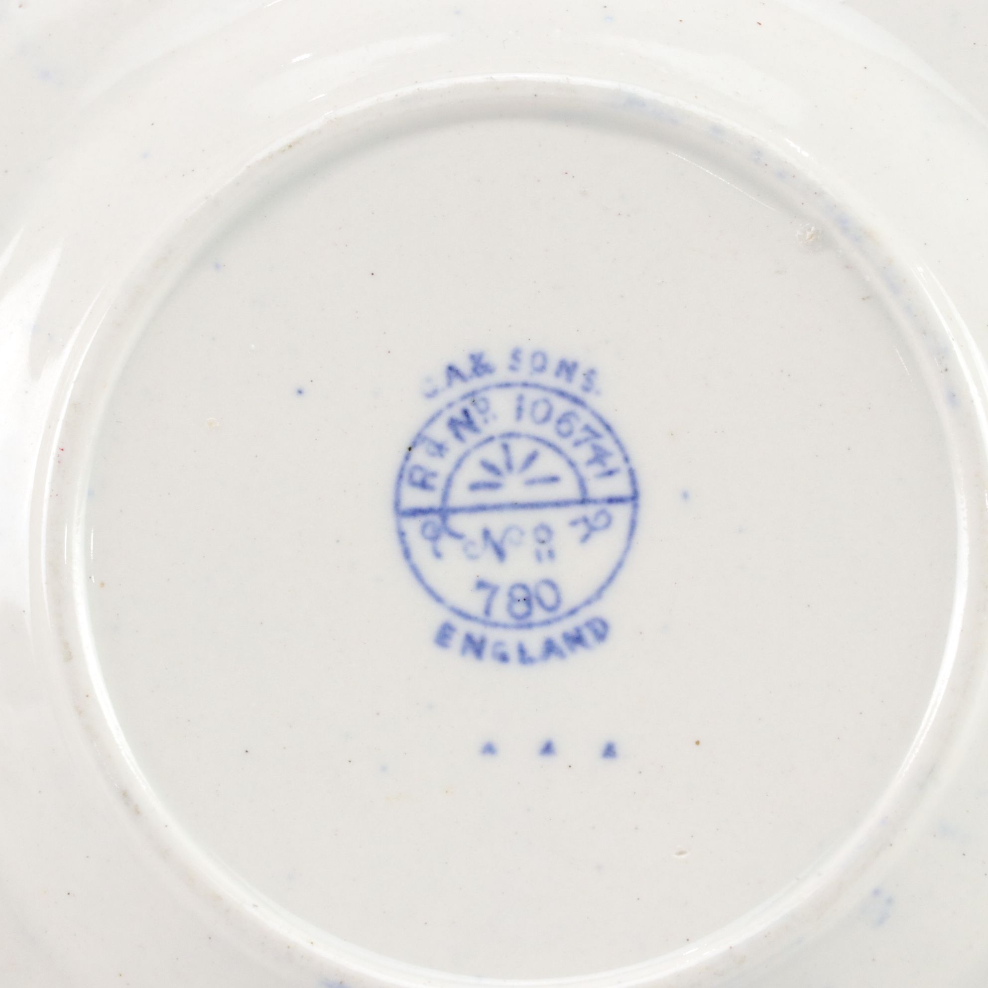 Blue Transferware Salt and Pepper Shakers with Charles Allerton & Sons and More