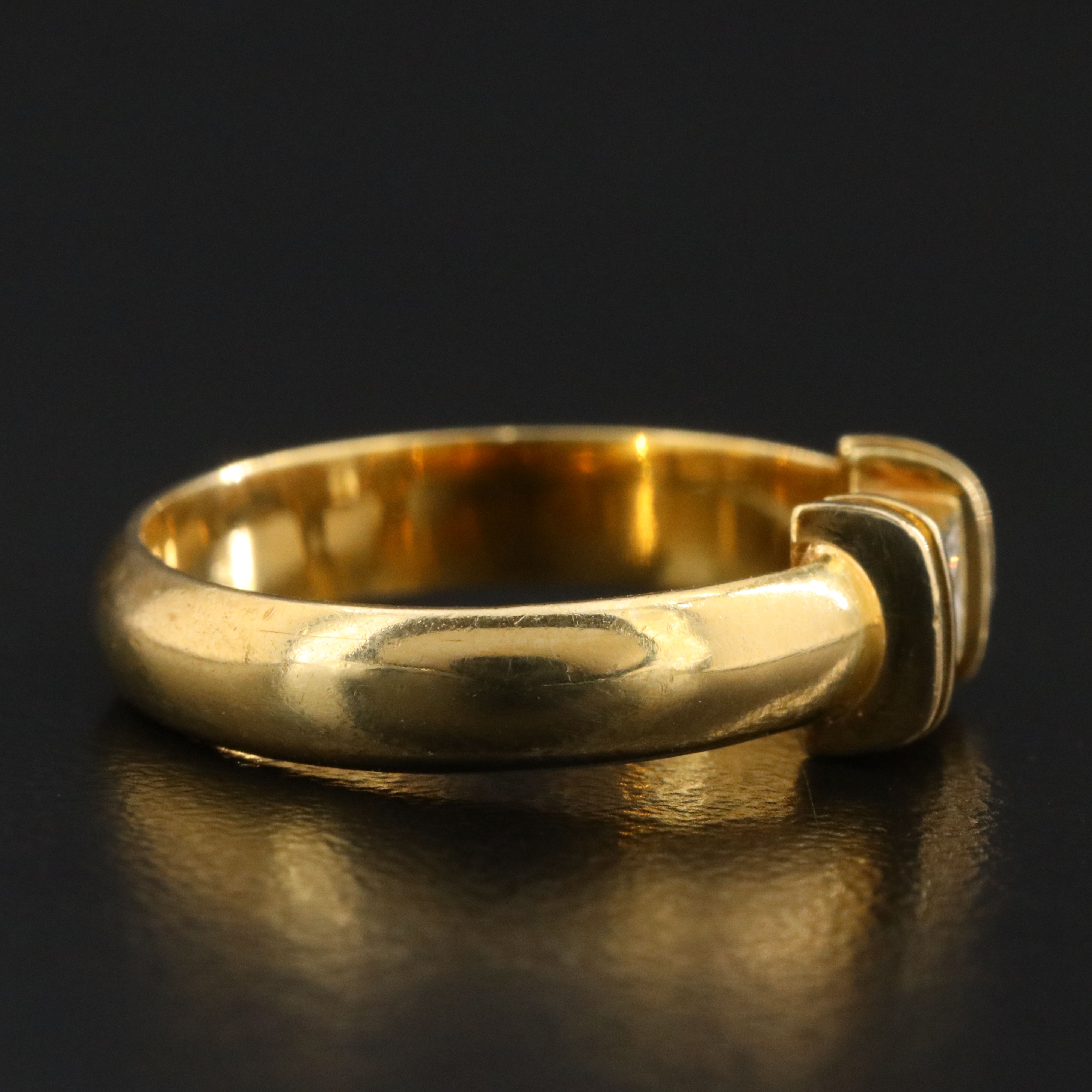 Tiffany & Co. 18K Princess Cut Diamond Ring