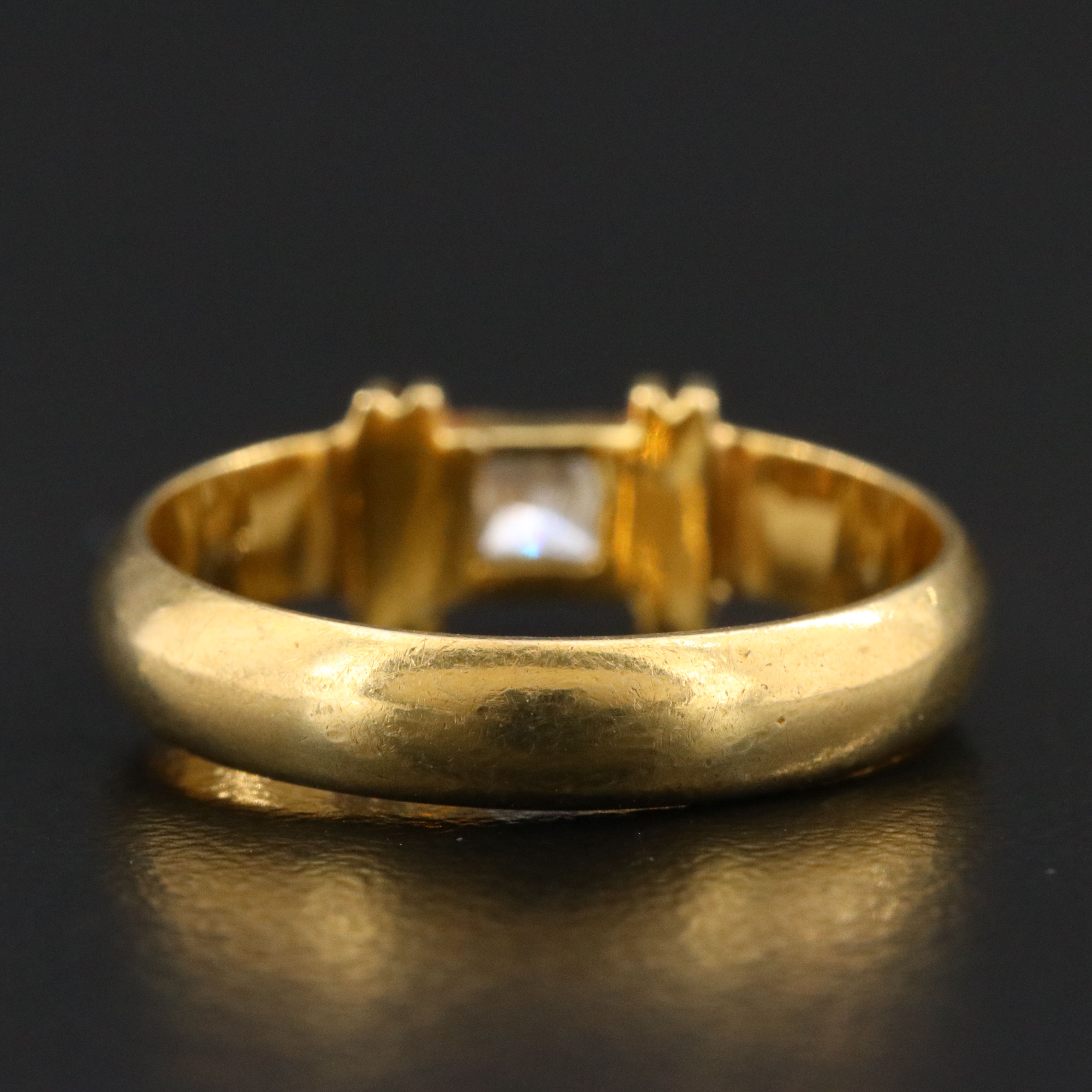 Tiffany & Co. 18K Princess Cut Diamond Ring