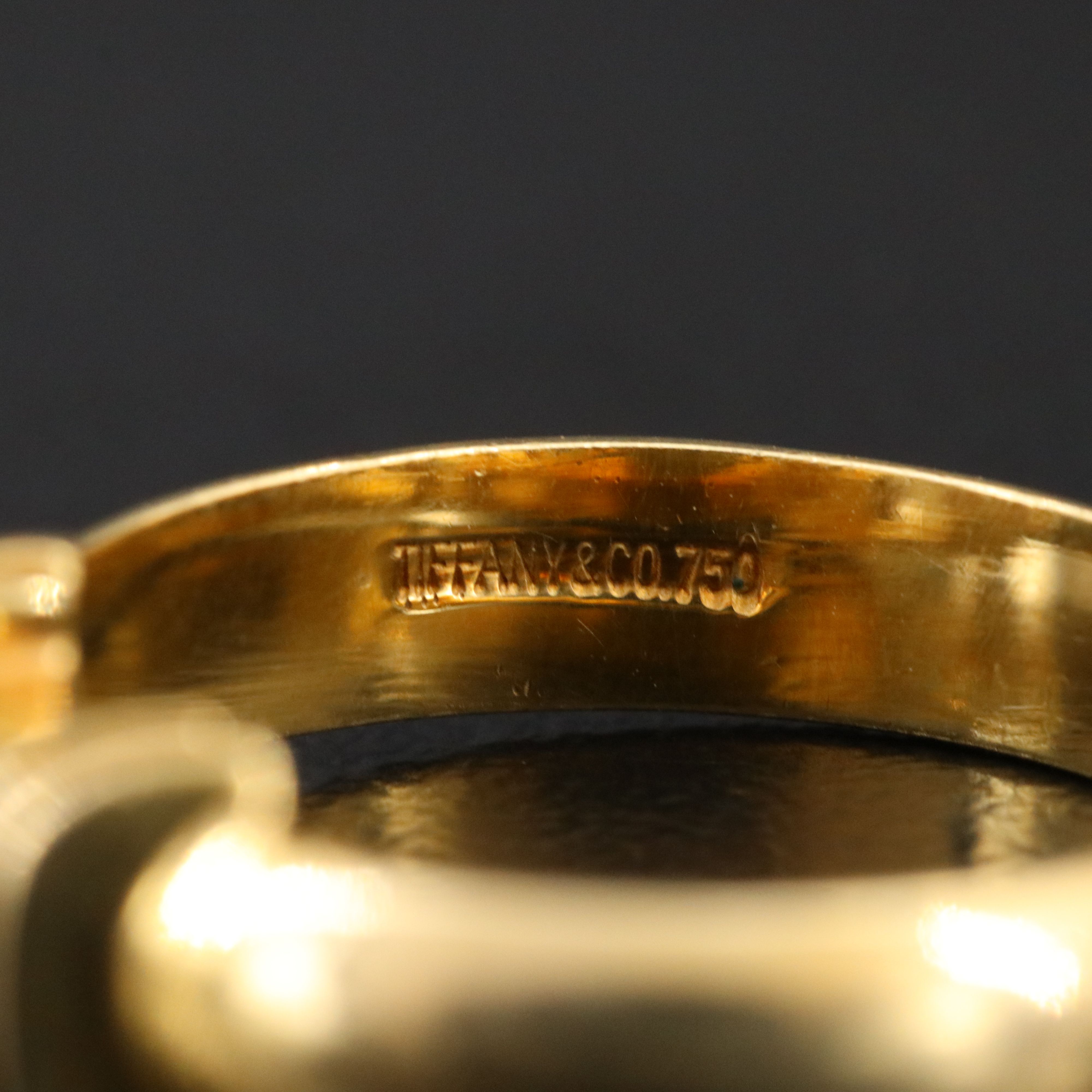 Tiffany & Co. 18K Princess Cut Diamond Ring