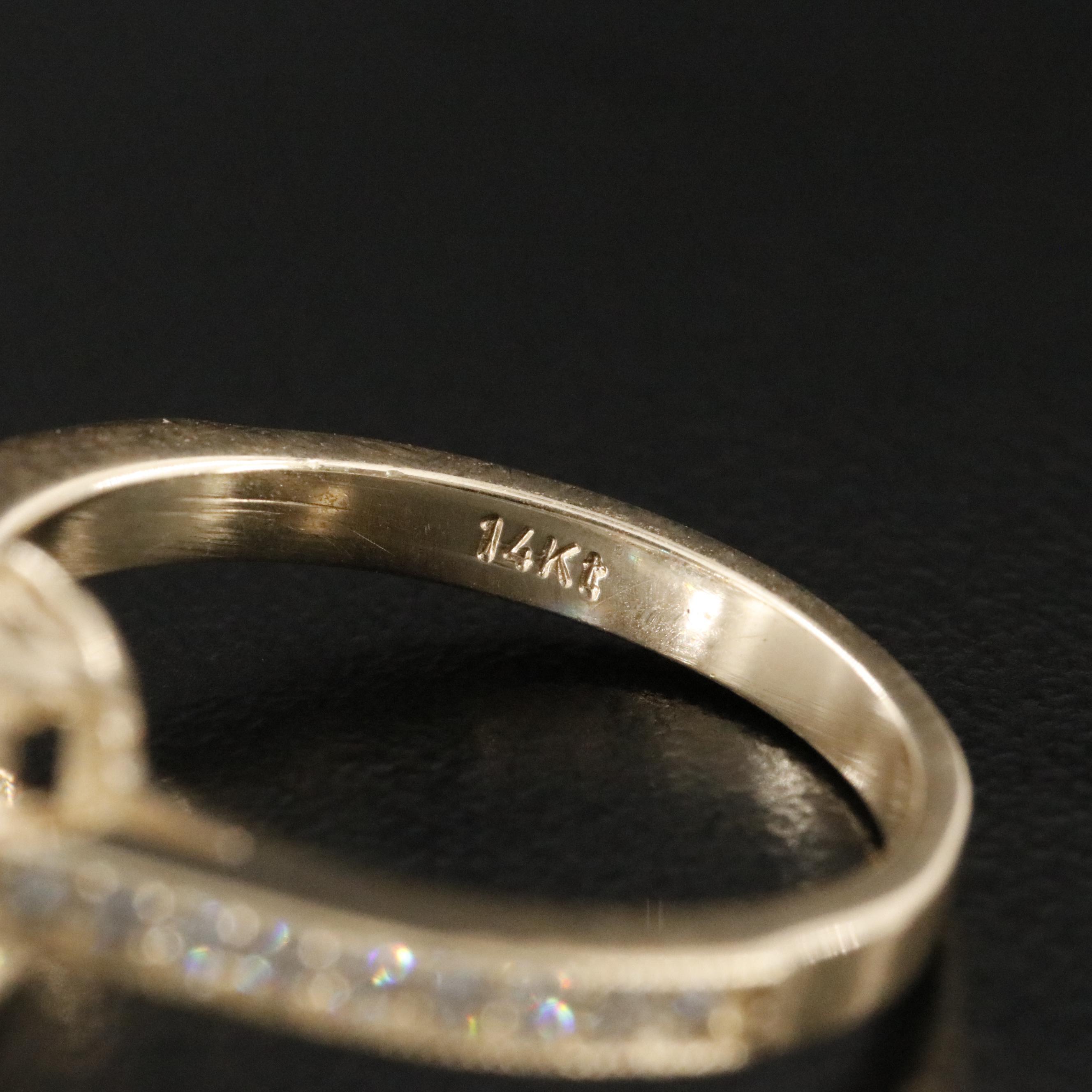 14K 8.04 CTW Lab Grown Diamond Ring with IGI Report