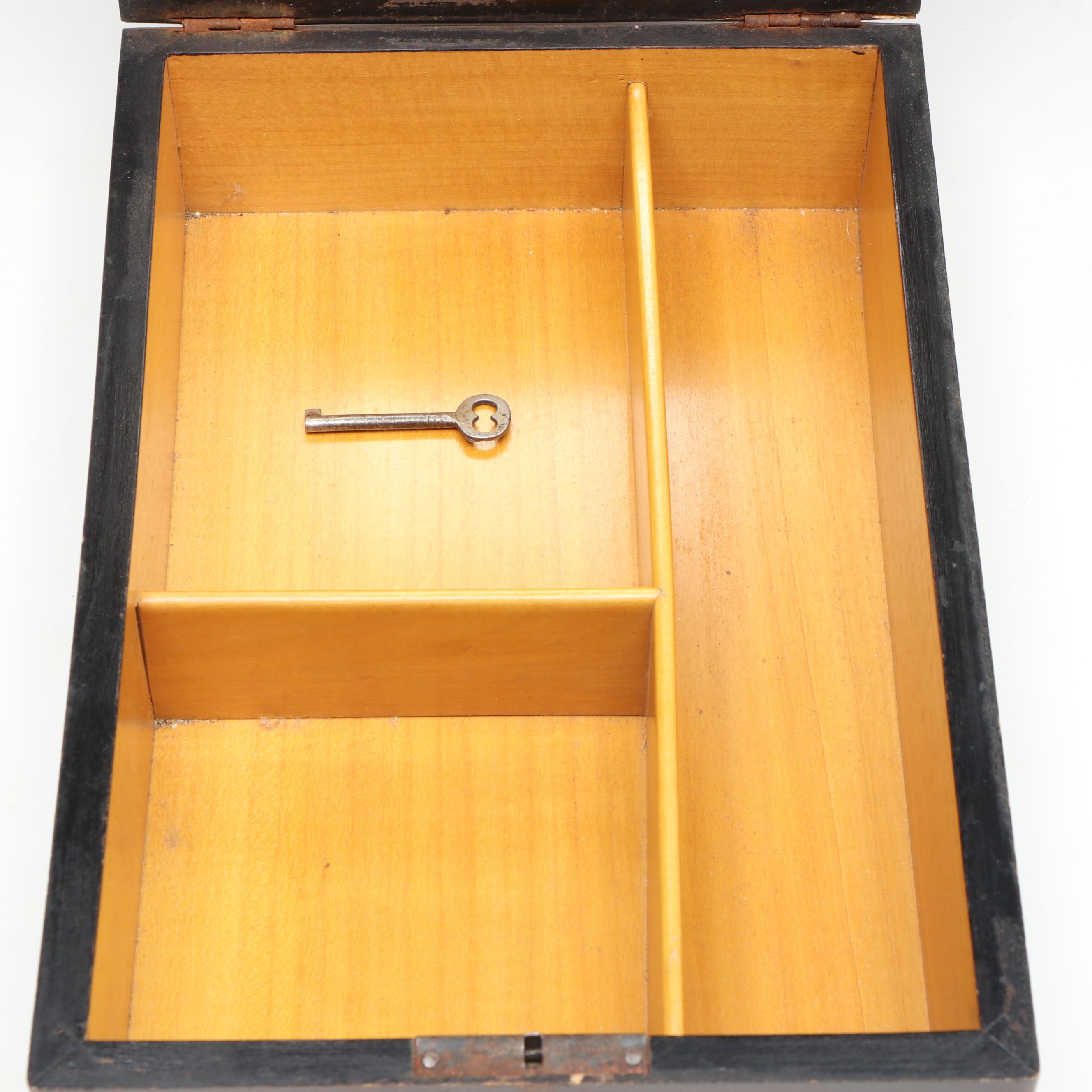 Zakopane Polish Hand Carved Portrait Jewelry Box with Mirror