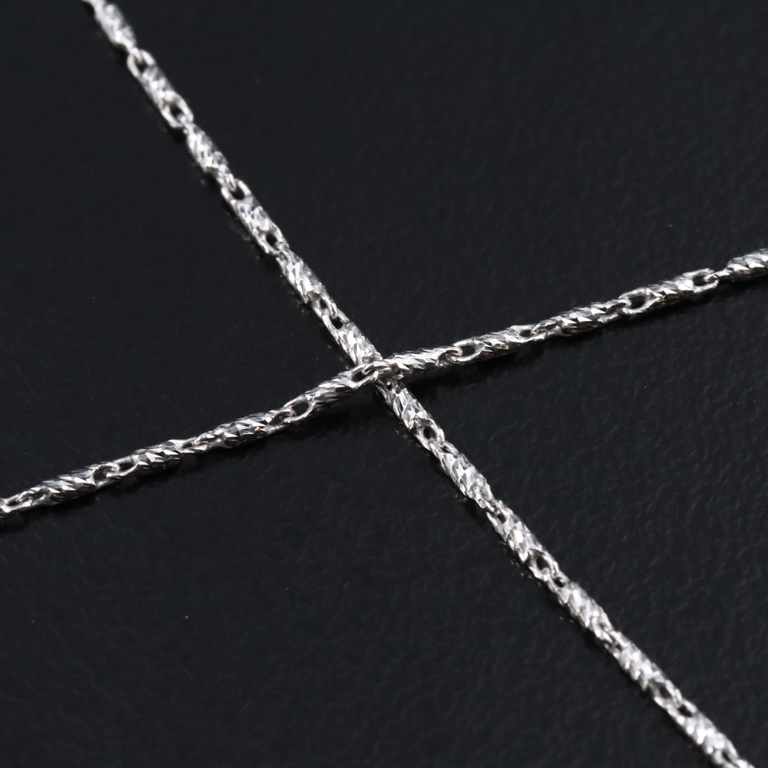 Oscar Friedman 27.42 CT Sapphire, Diamond and Enamel Pendant Necklace