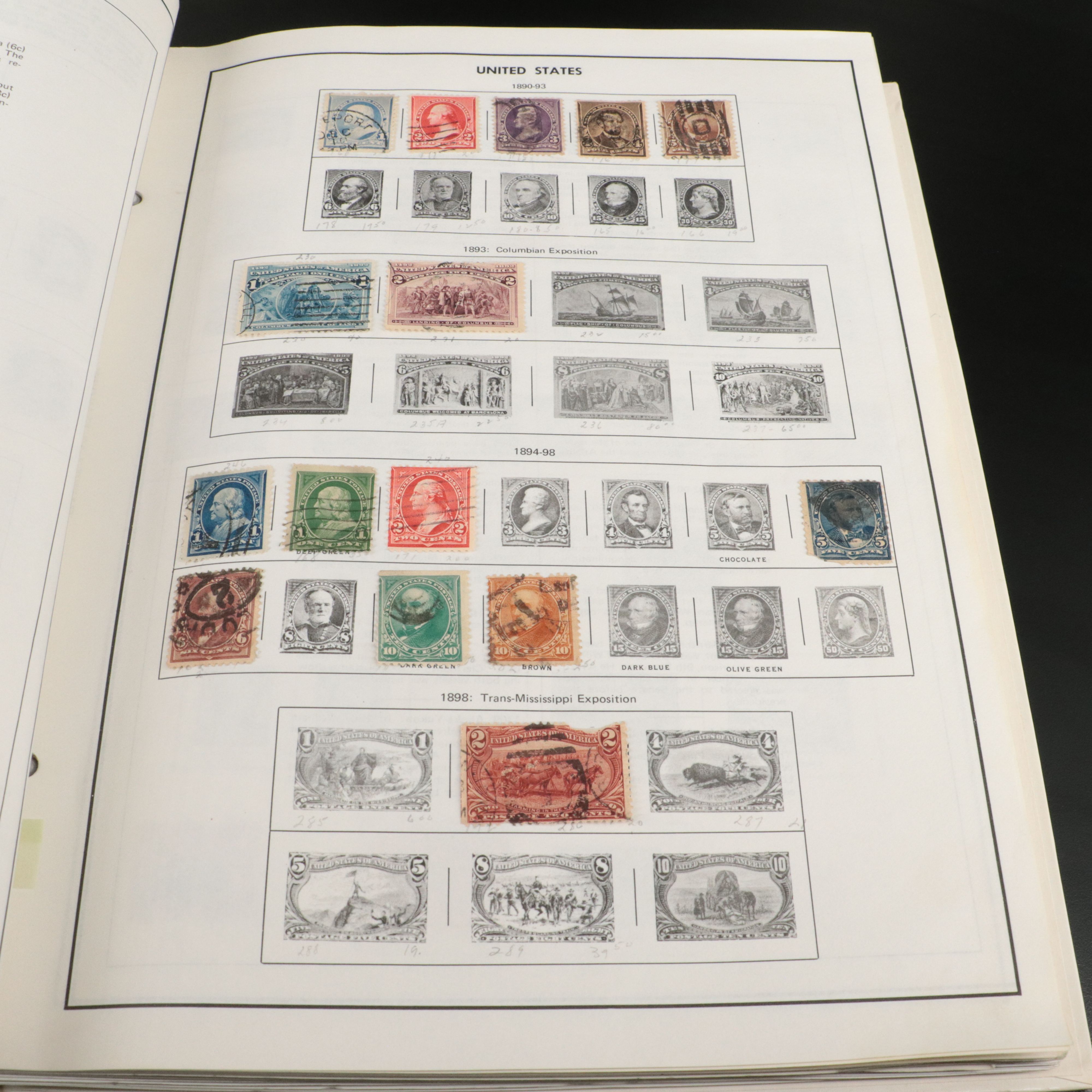 Antique to Vintage U.S. Postage Stamp Collection, 1861 to 1980s